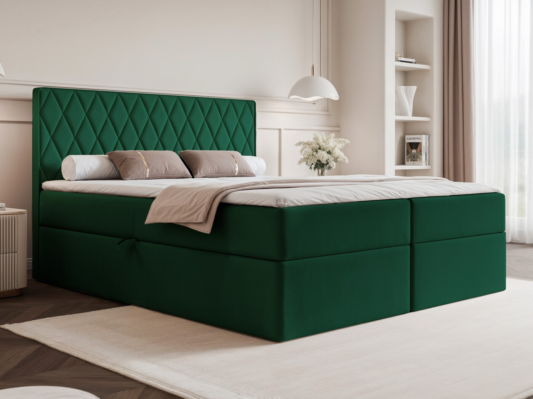 Boxspring postelja Martinez 114 (Magic Velvet 2225)