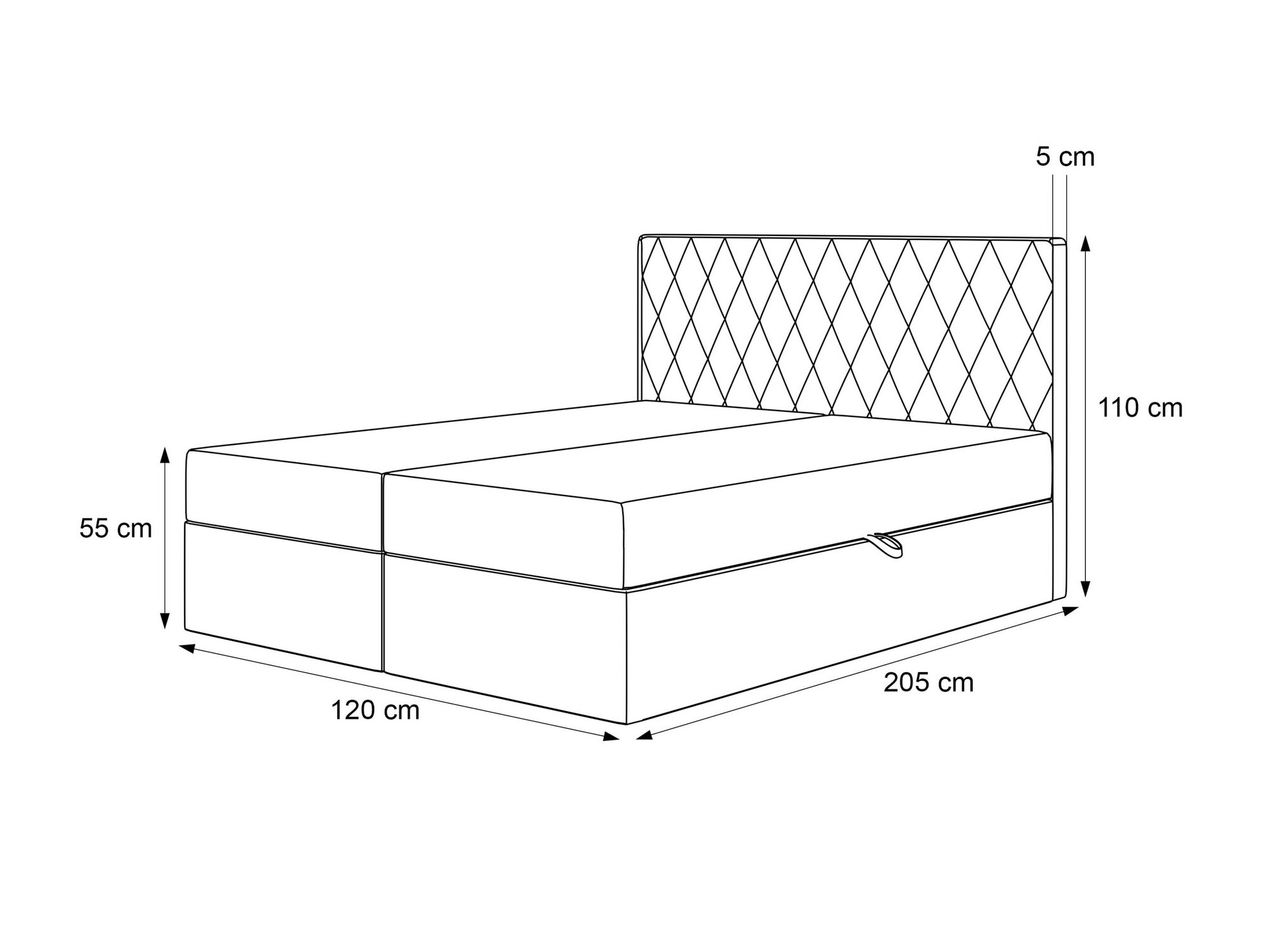 Boxspring postelja Martinez 114 (Magic Velvet 2229)