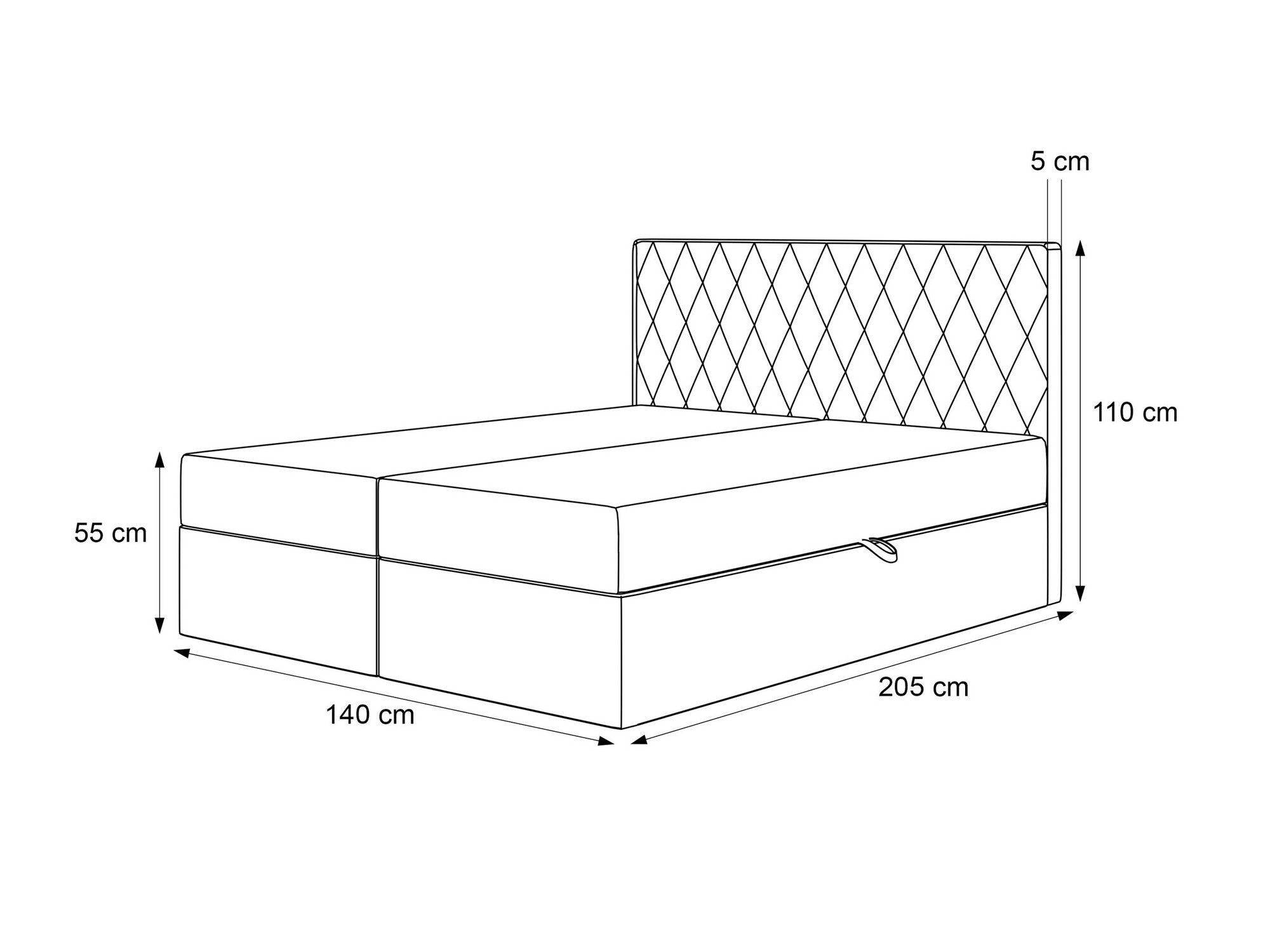 Boxspring postelja Martinez 114 (Magic Velvet 2229)