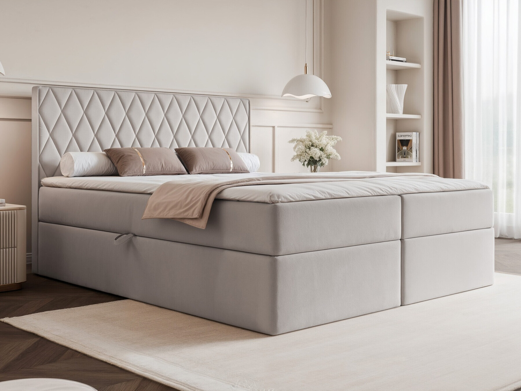 Boxspring postelja Martinez 114 (Magic Velvet 2240)