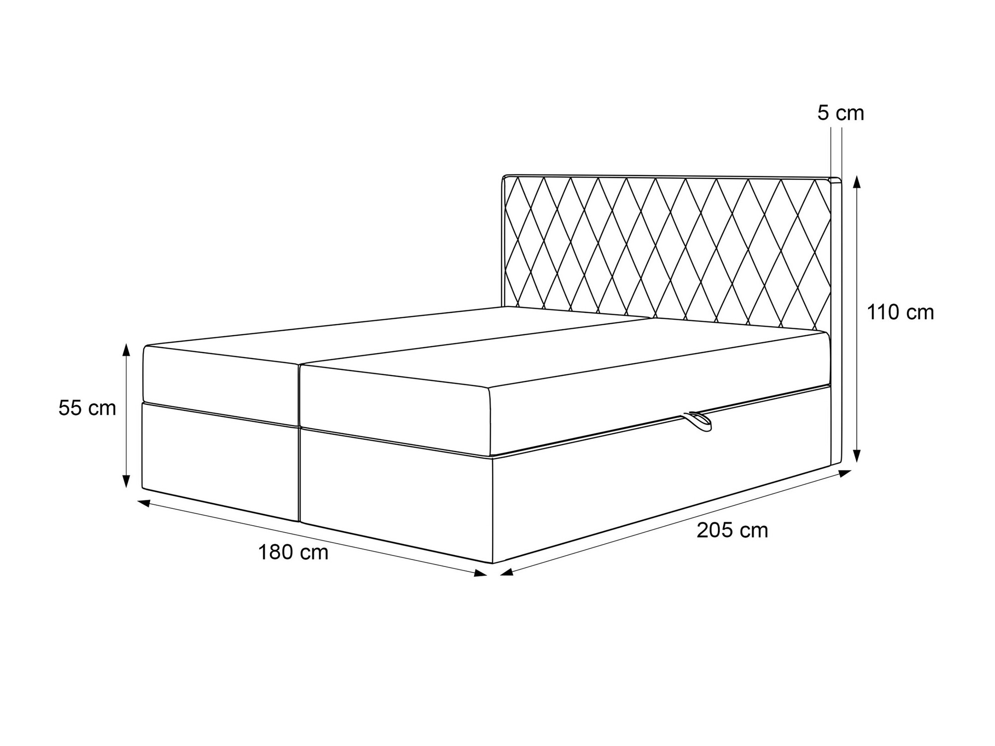 Boxspring postelja Martinez 114 (Magic Velvet 2256)