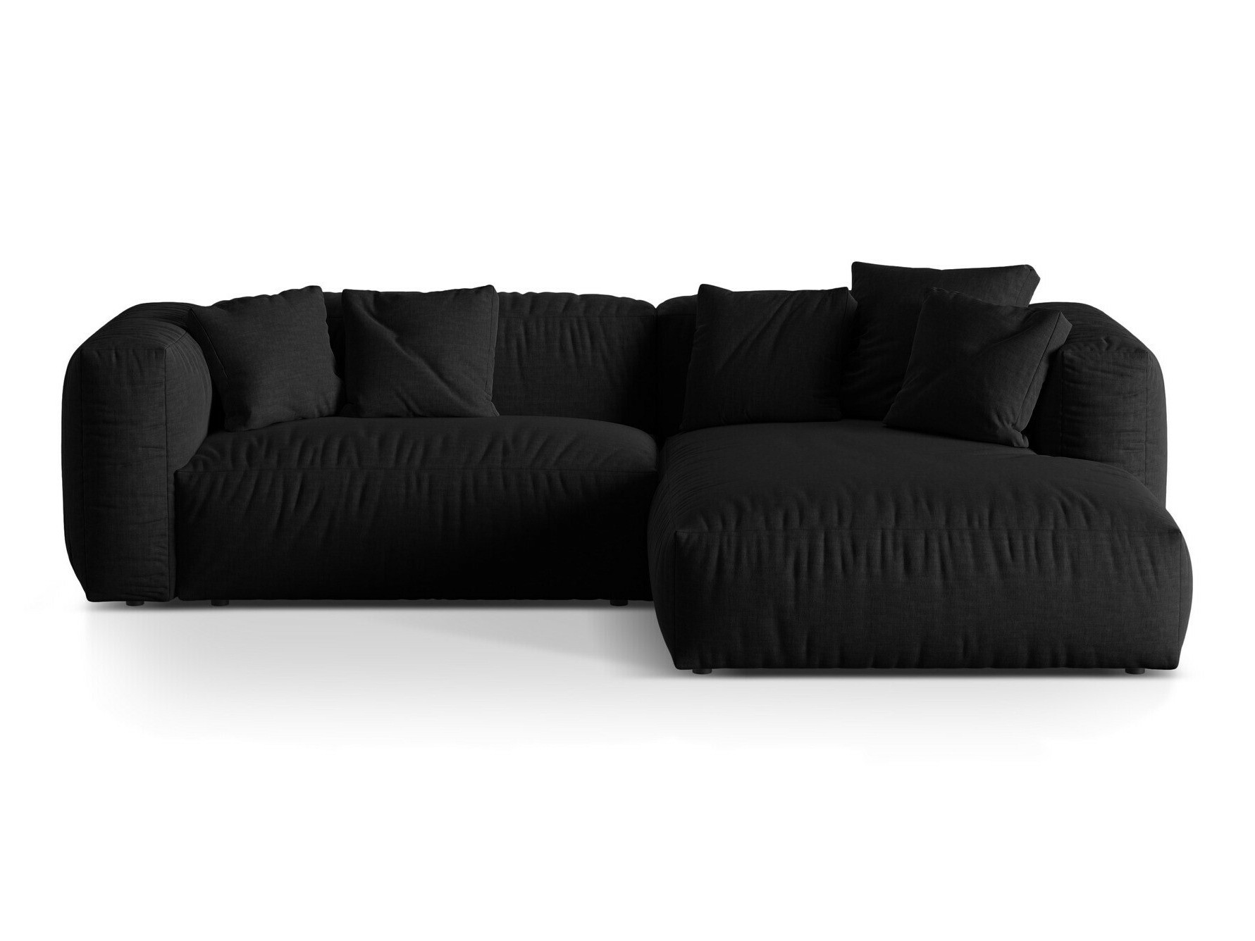 Modularna kotna sedežna garnitura Sorcoro 105 (Boston Black)