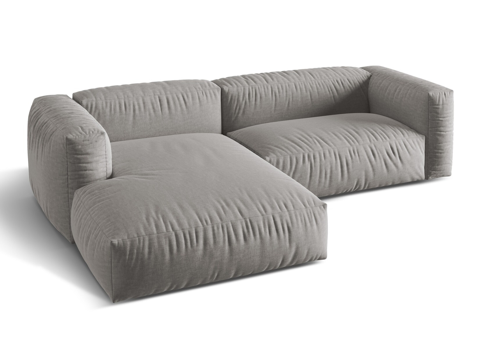 Modularna kotna sedežna garnitura Sorcoro 105 (Boston Svetla Siva)