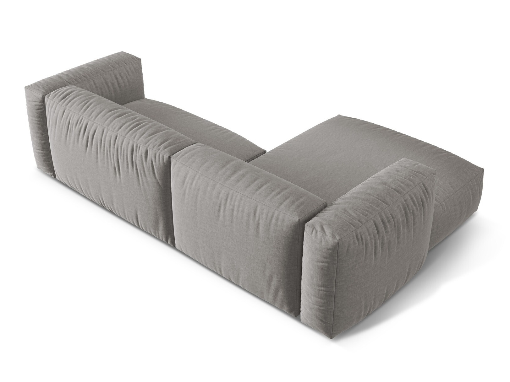 Modularna kotna sedežna garnitura Sorcoro 105 (Boston Svetla Siva)