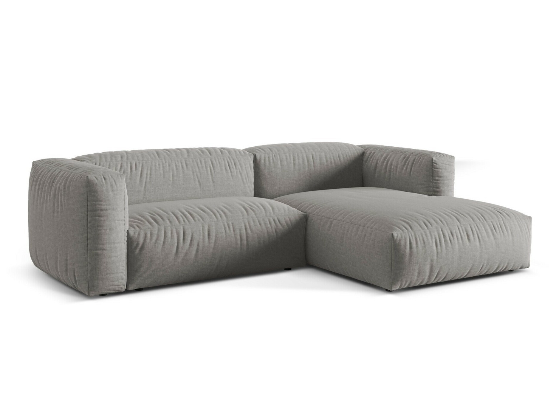 Modularna kotna sedežna garnitura Sorcoro 105 (Boston Svetla Siva)