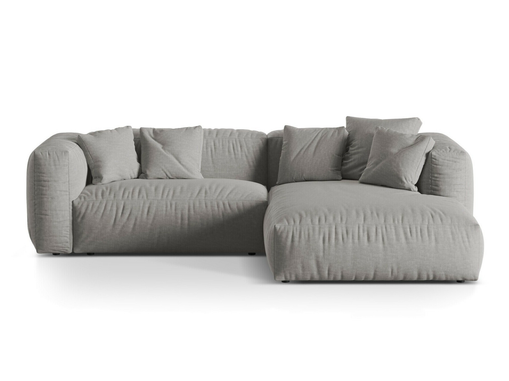 Modularna kotna sedežna garnitura Sorcoro 105 (Boston Svetla Siva)