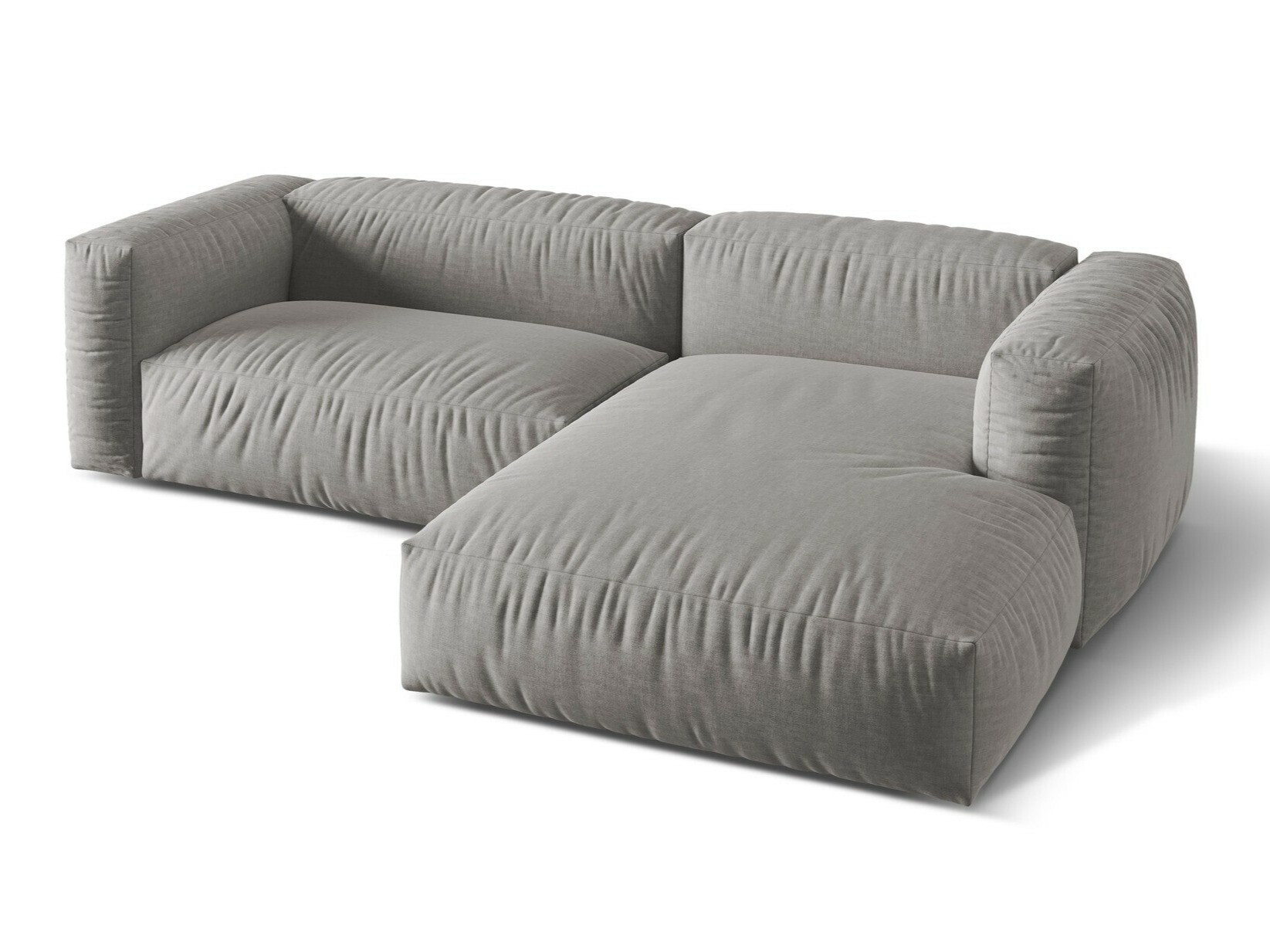 Modularna kotna sedežna garnitura Sorcoro 105 (Boston Svetla Siva)