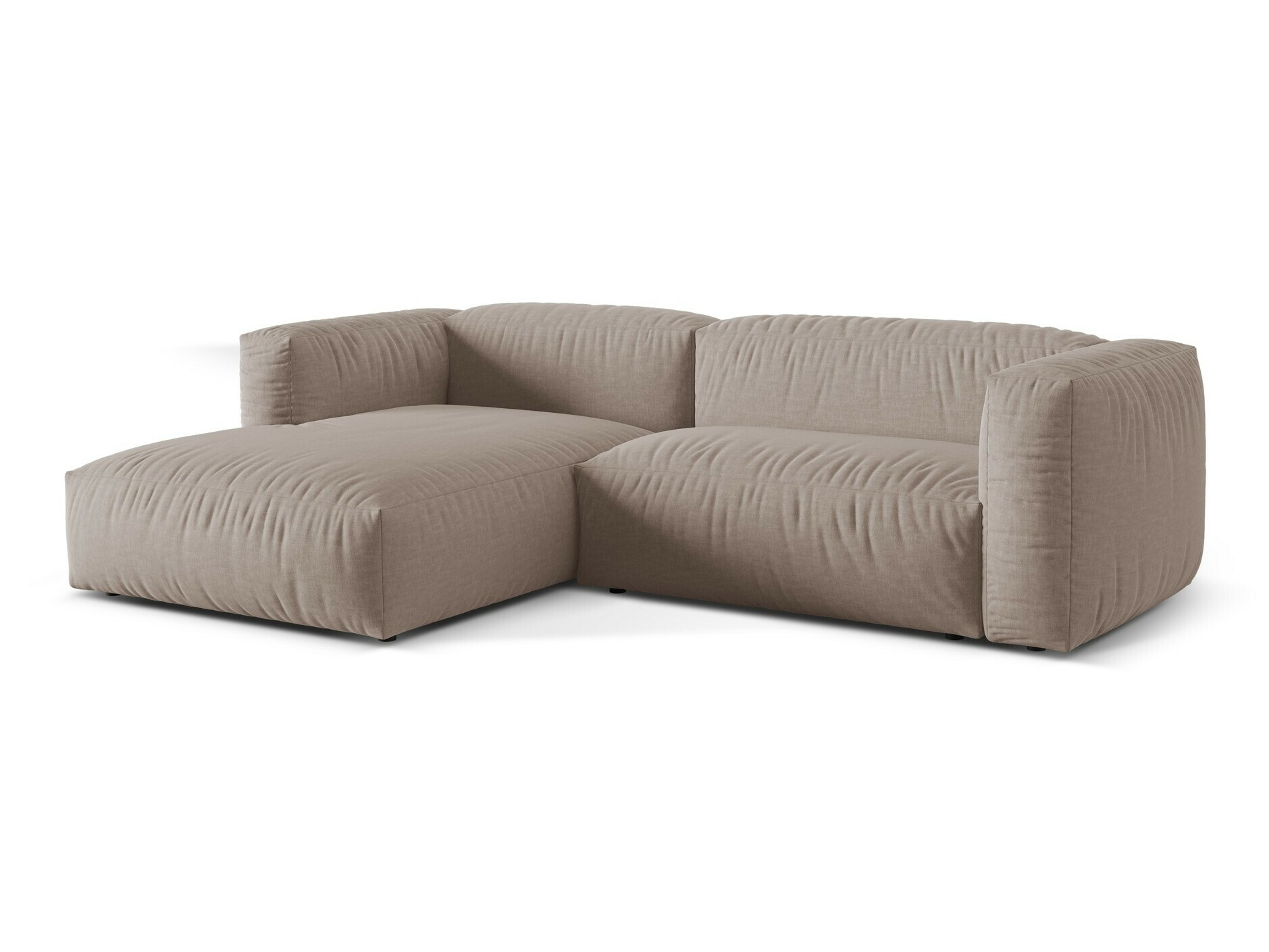 Modularna kotna sedežna garnitura Sorcoro 105 (Boston Trufa)