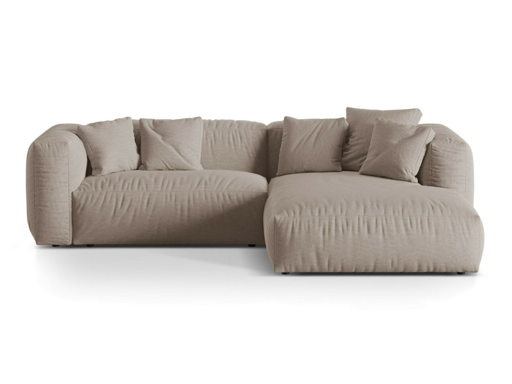 Modularna kotna sedežna garnitura Sorcoro 105 (Boston Trufa)