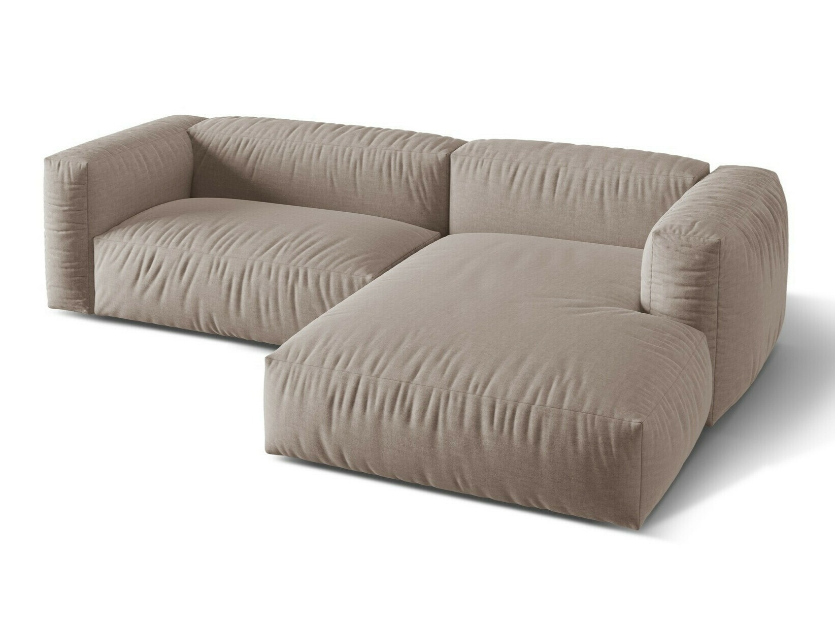 Modularna kotna sedežna garnitura Sorcoro 105 (Boston Trufa)