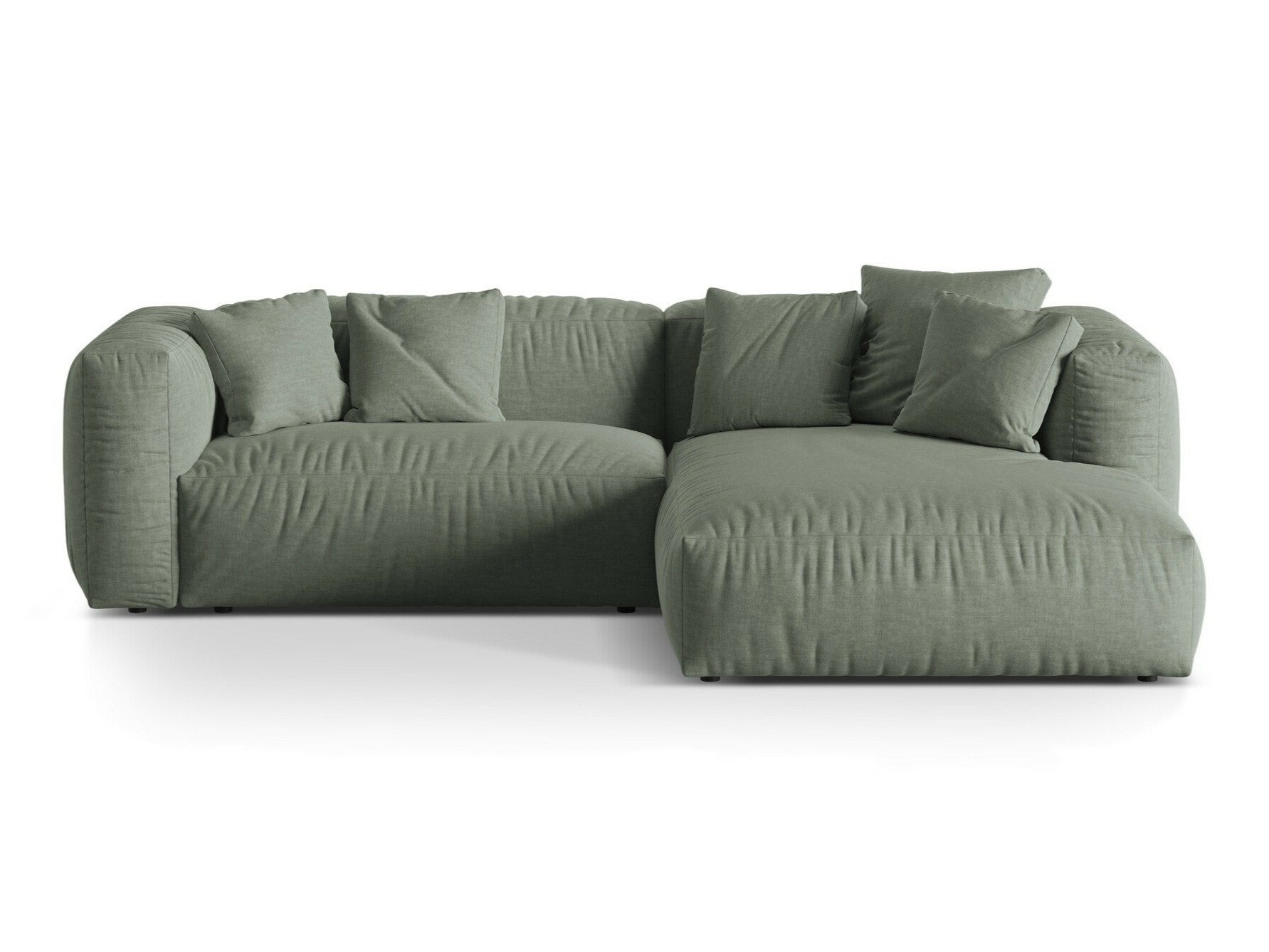 Modularna kotna sedežna garnitura Sorcoro 105 (Boston Water Green)