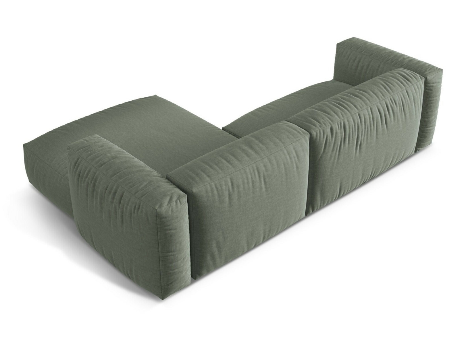 Modularna kotna sedežna garnitura Sorcoro 105 (Boston Water Green)