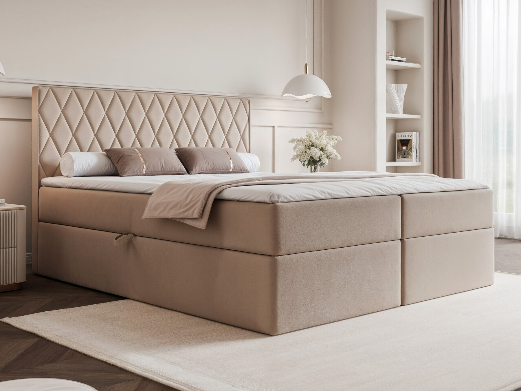 Boxspring postelja Martinez 114 (Magic Velvet 2210)