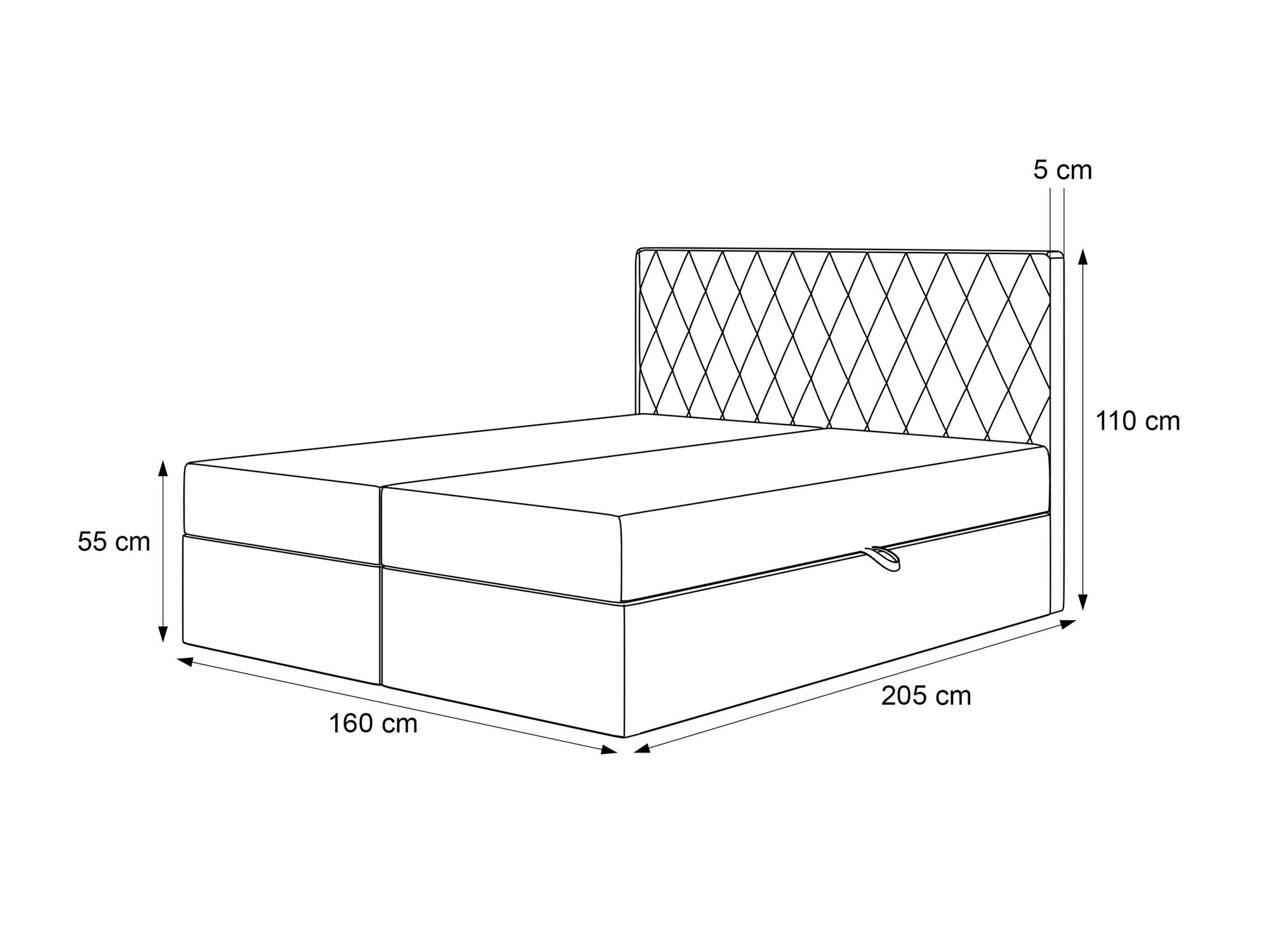 Boxspring postelja Martinez 114 (Magic Velvet 2216)