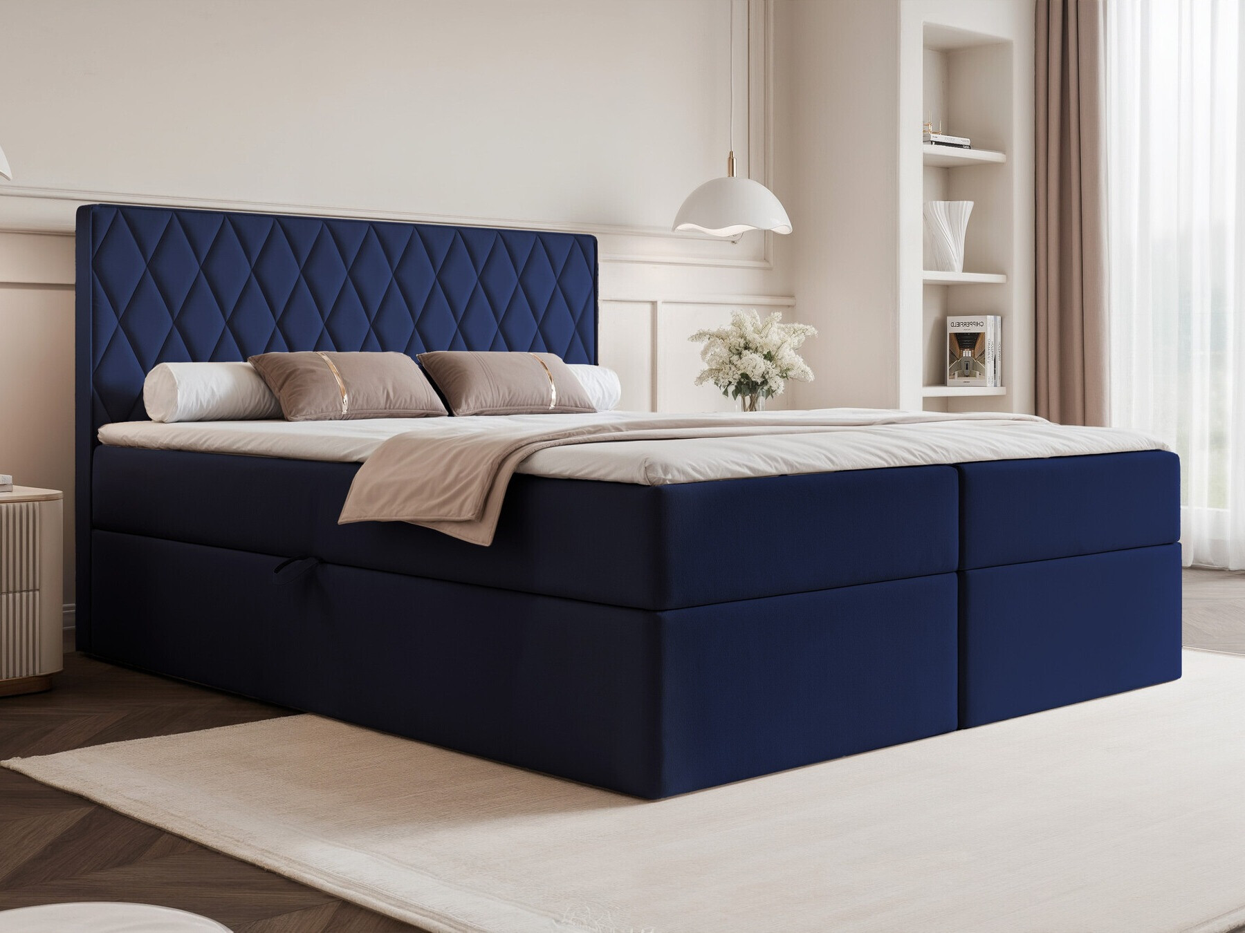 Boxspring postelja Martinez 114 (Magic Velvet 2216)