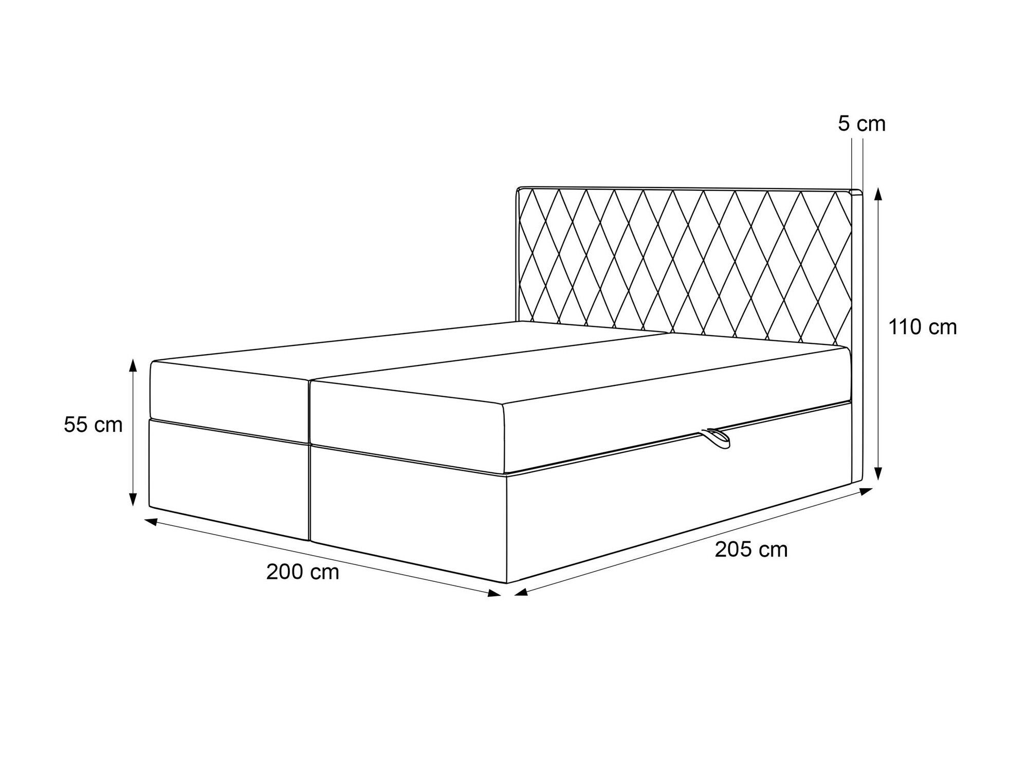 Boxspring postelja Martinez 114 (Magic Velvet 2216)