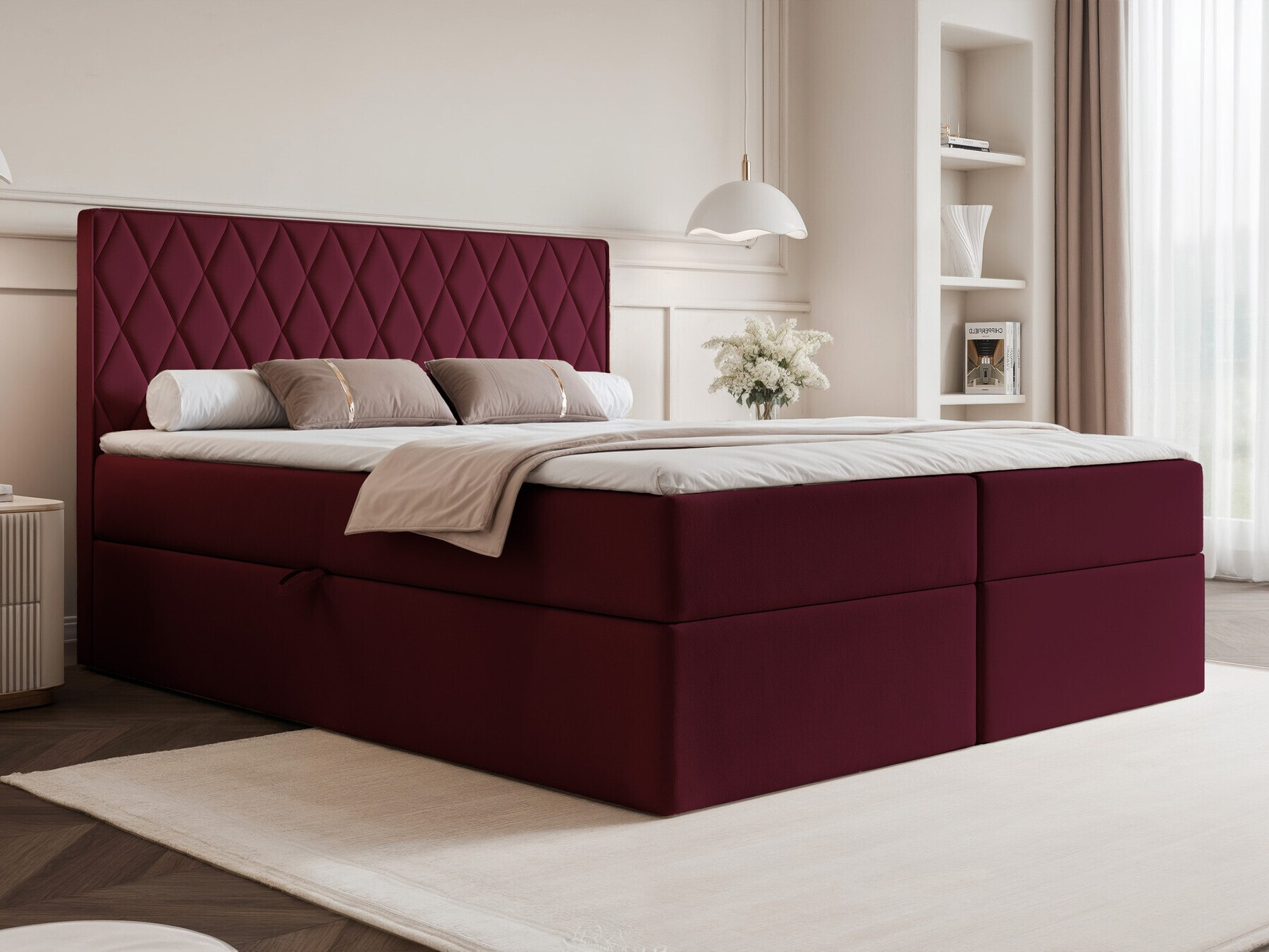 Boxspring postelja Martinez 114 (Magic Velvet 2229)