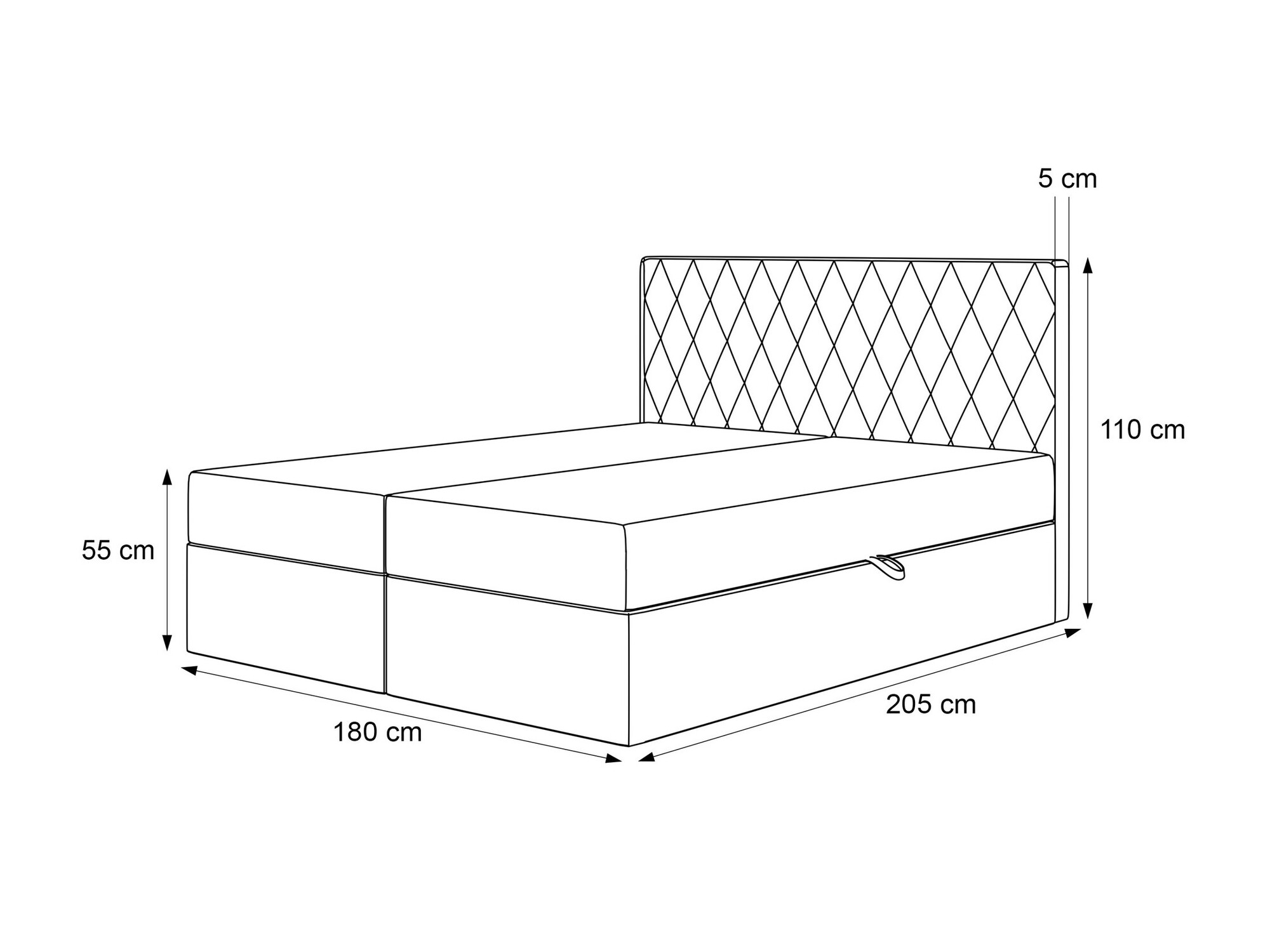 Boxspring postelja Martinez 114 (Melody 12)
