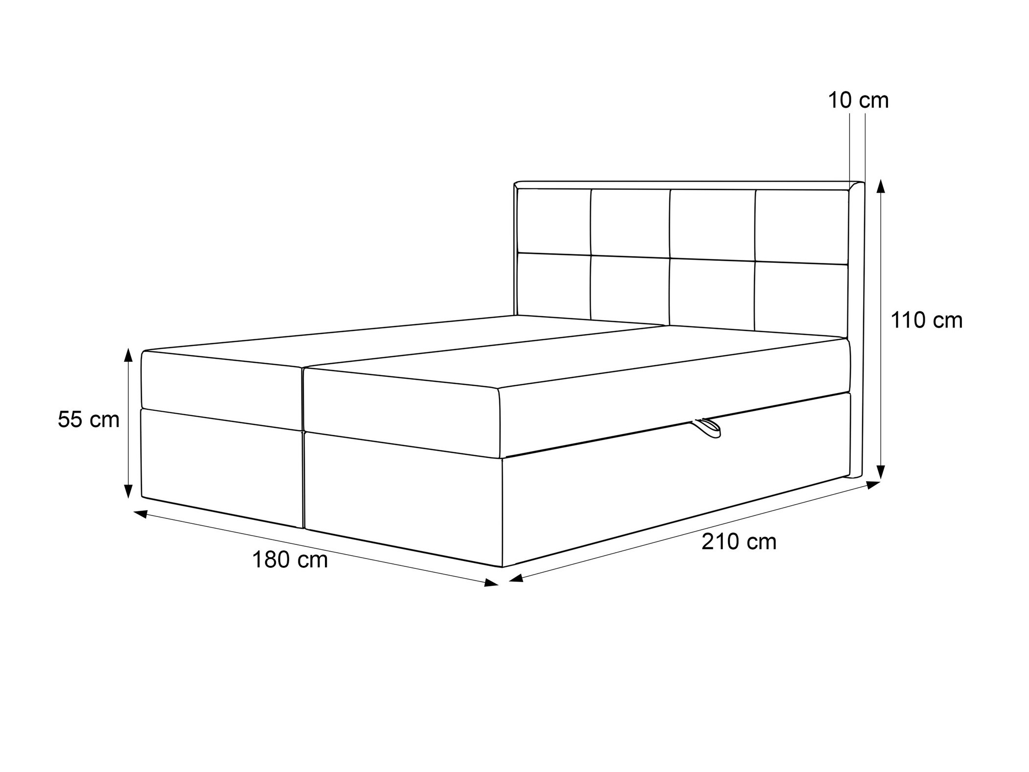 Boxspring postelja Martinez 115 (Abriamo 05)