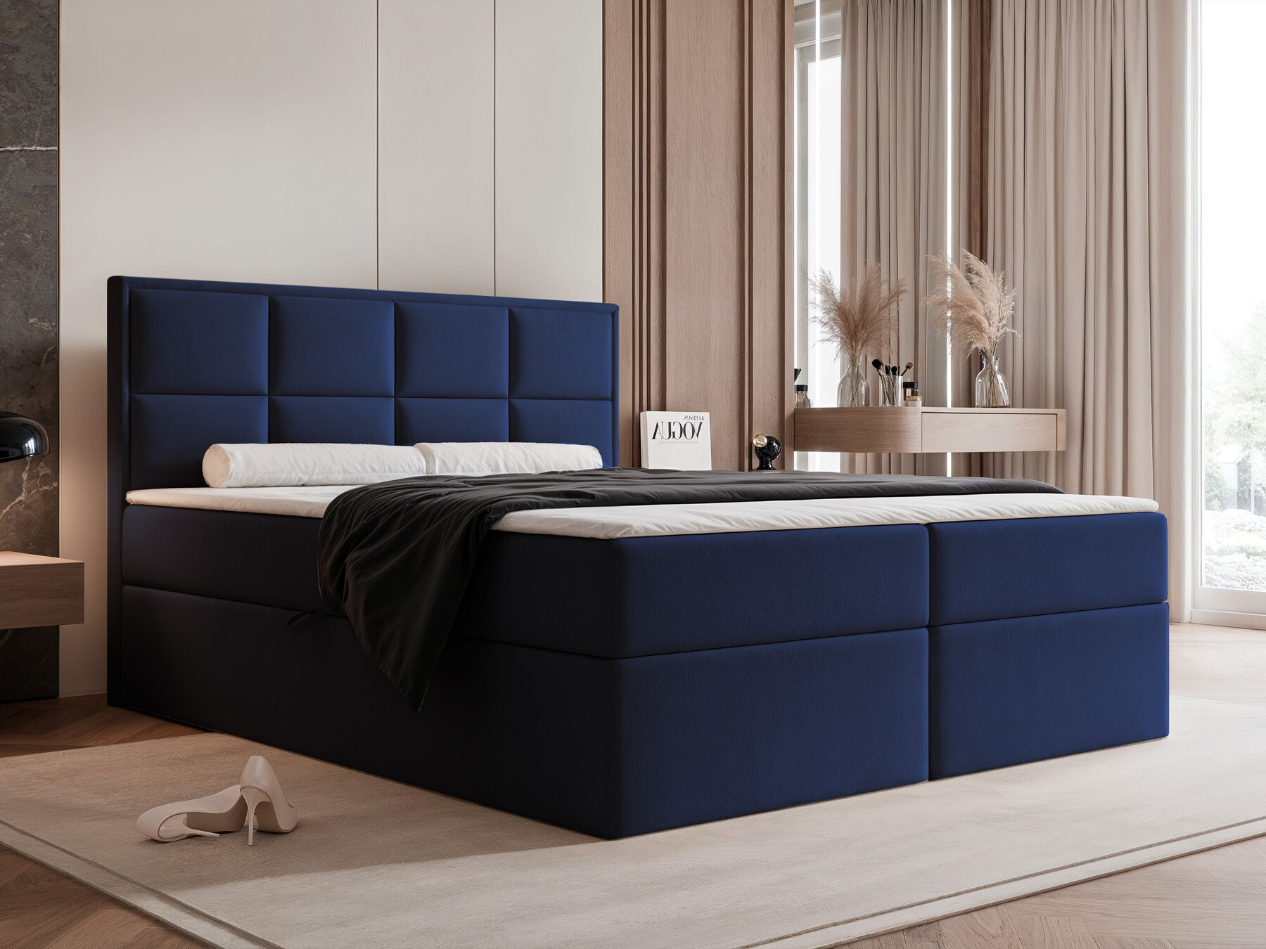Boxspring postelja Martinez 115 (Magic Velvet 2216)