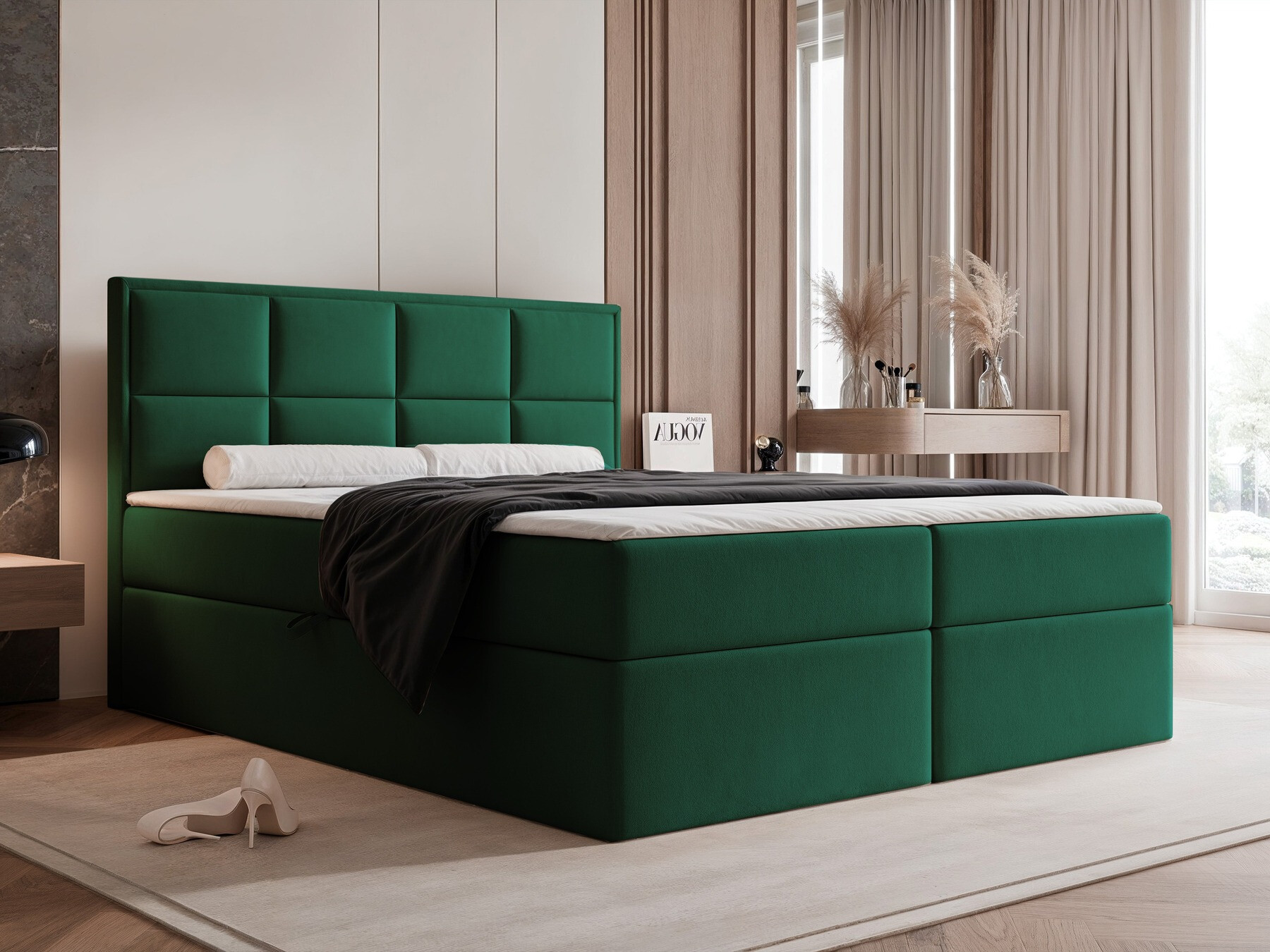 Boxspring postelja Martinez 115 (Magic Velvet 2225)