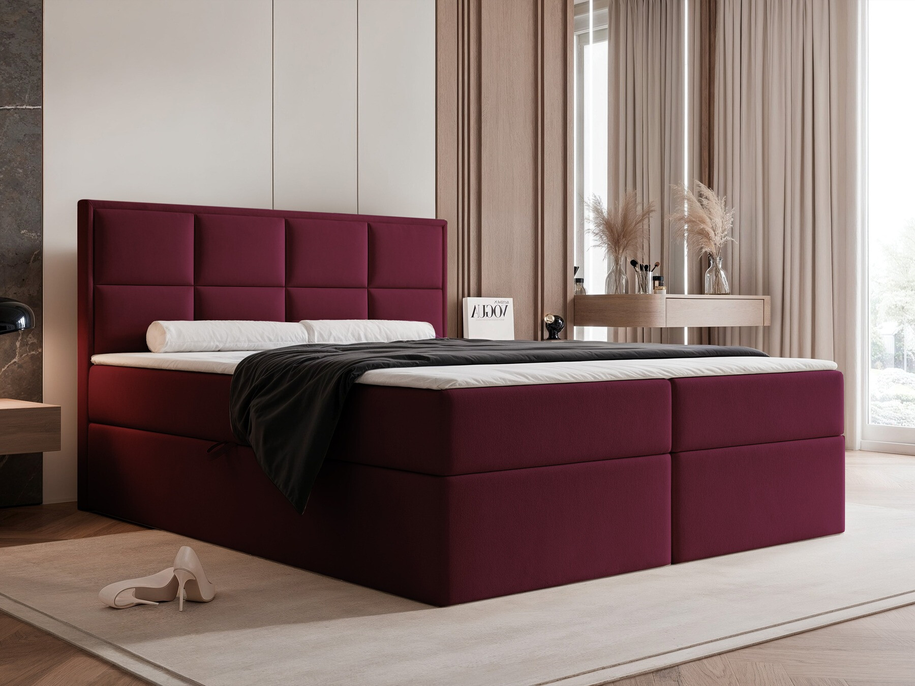 Boxspring postelja Martinez 115 (Magic Velvet 2229)