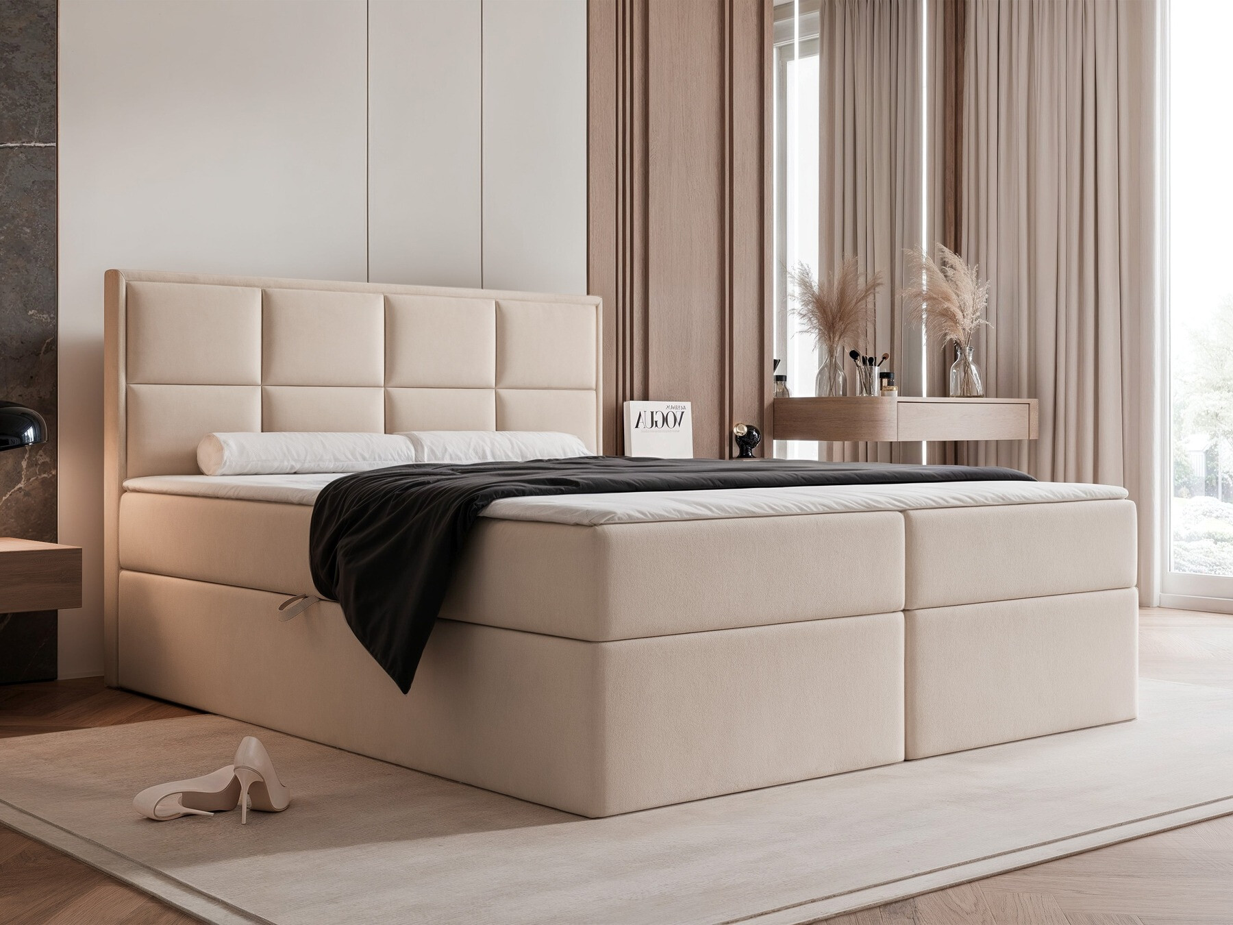 Boxspring postelja Martinez 115 (Magic Velvet 2256)