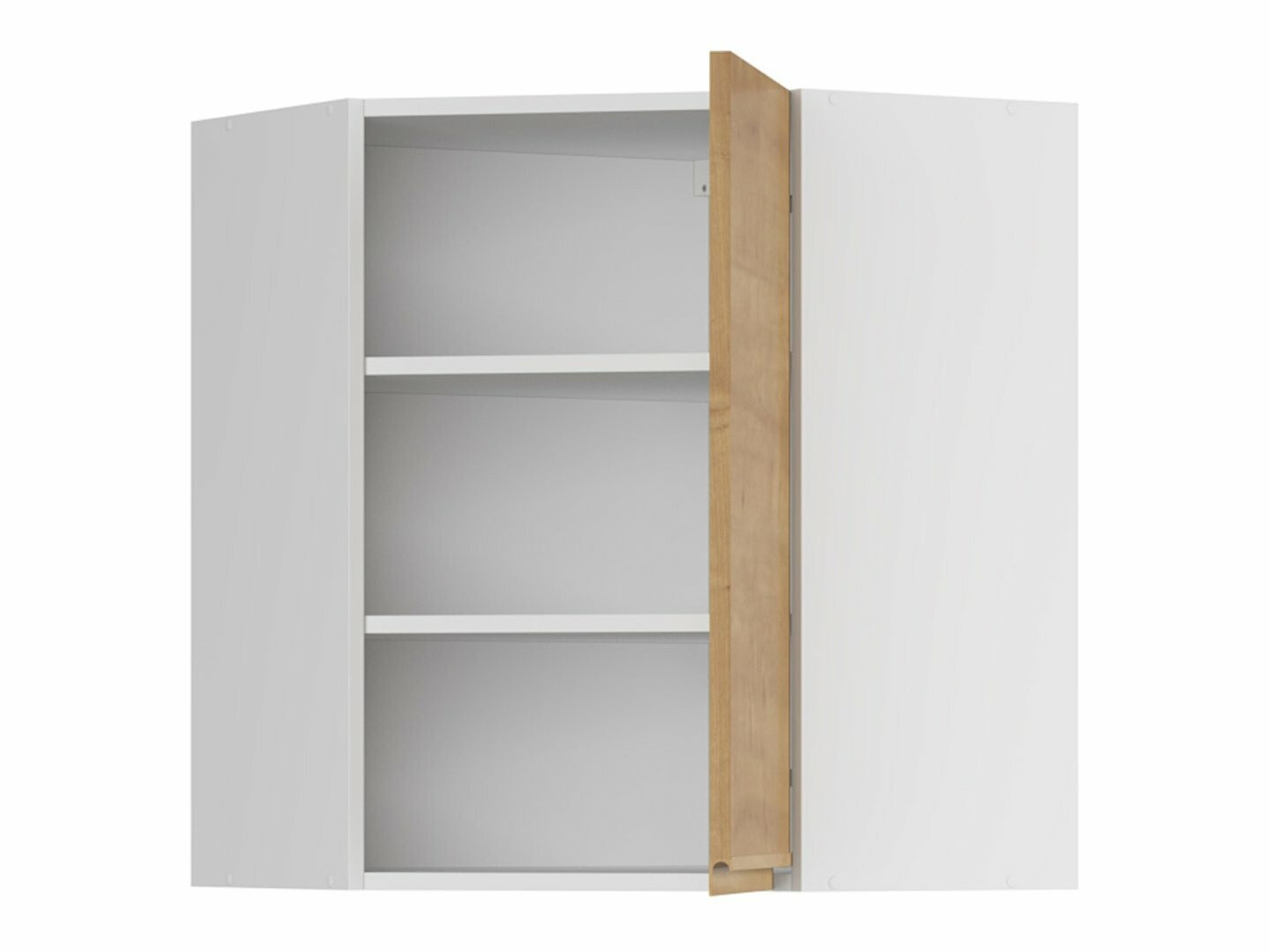 Modularna kotna stenska omarica Soli Oak 152