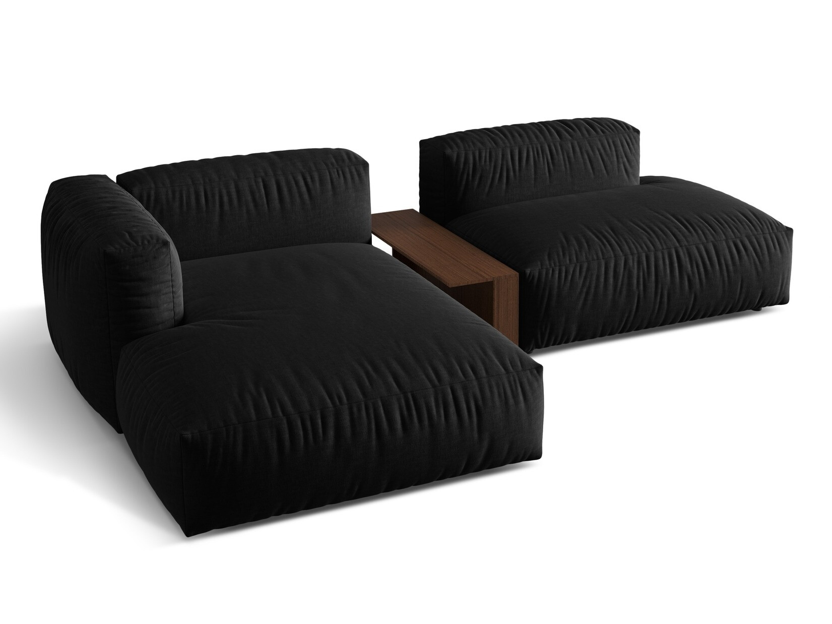 Modularna kotna sedežna garnitura Sorcoro 106 (Boston Black)