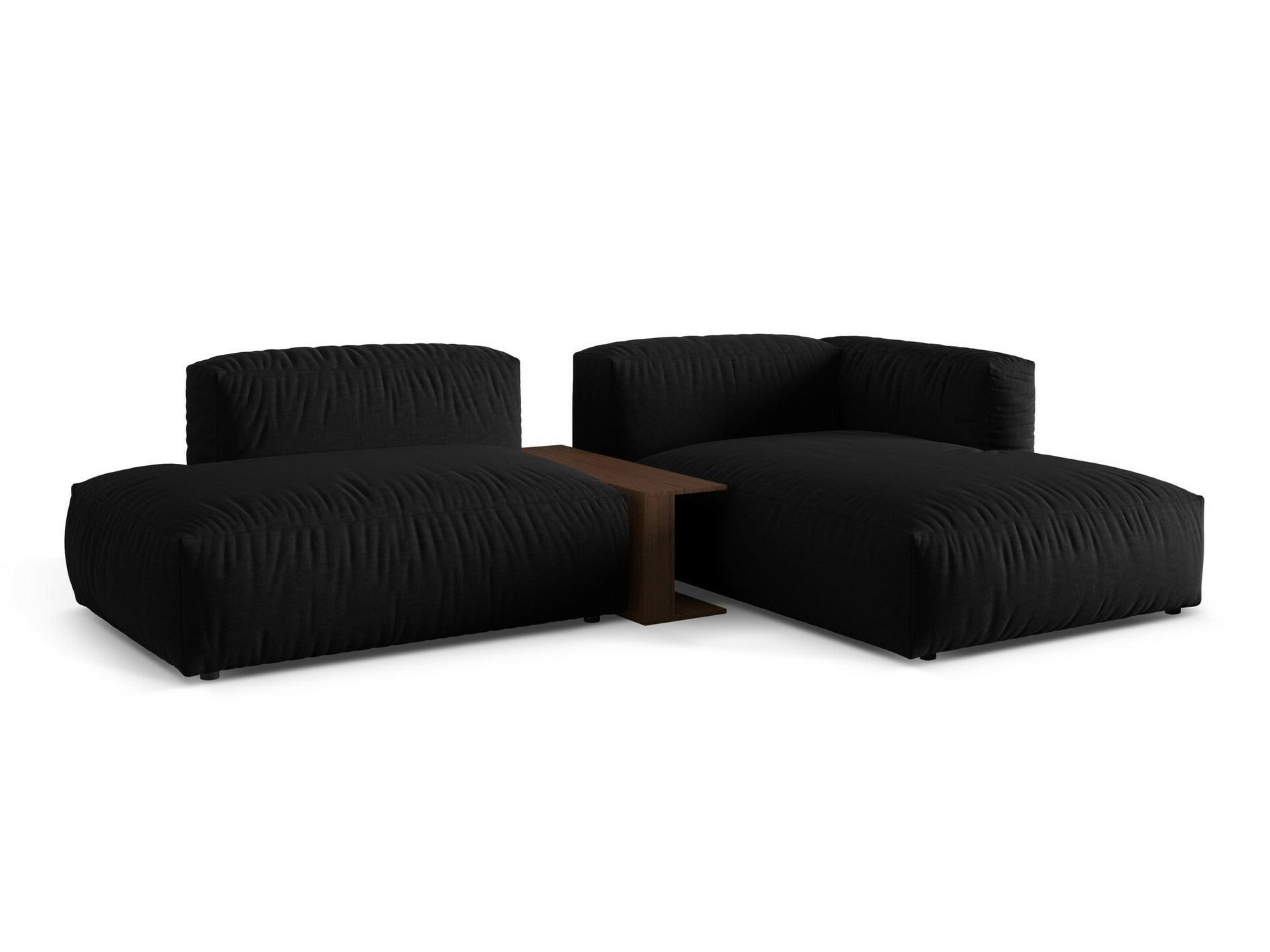 Modularna kotna sedežna garnitura Sorcoro 106 (Boston Black)