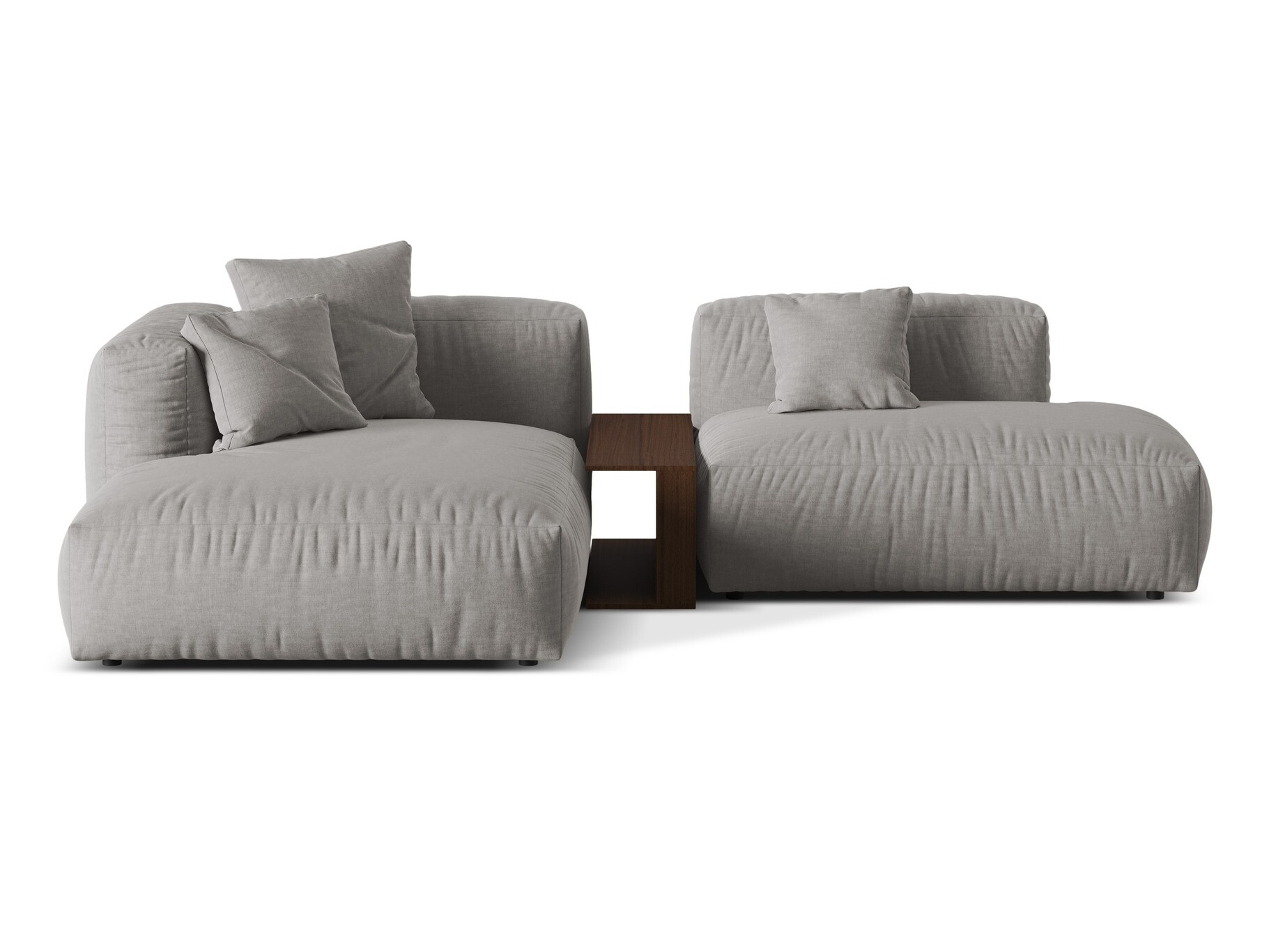 Modularna kotna sedežna garnitura Sorcoro 106 (Boston Svetla Siva)