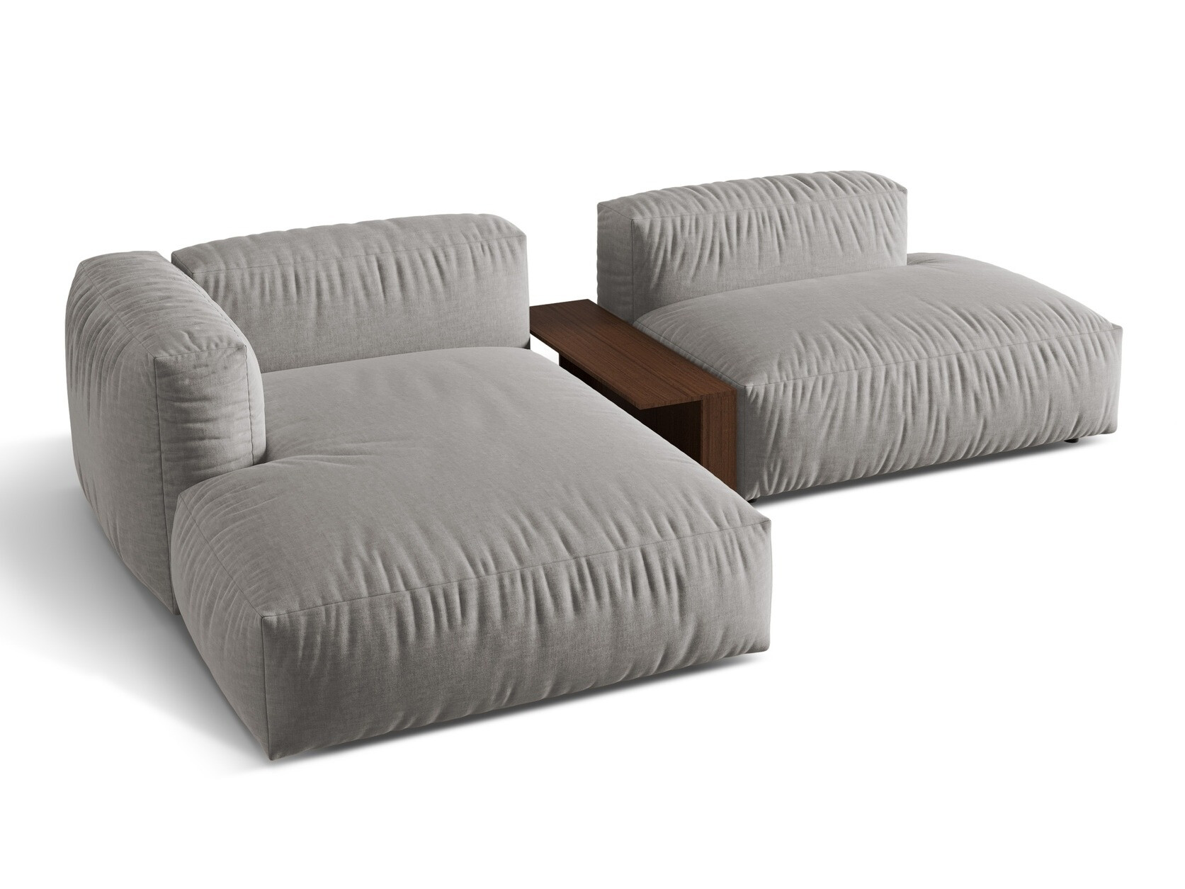 Modularna kotna sedežna garnitura Sorcoro 106 (Boston Svetla Siva)