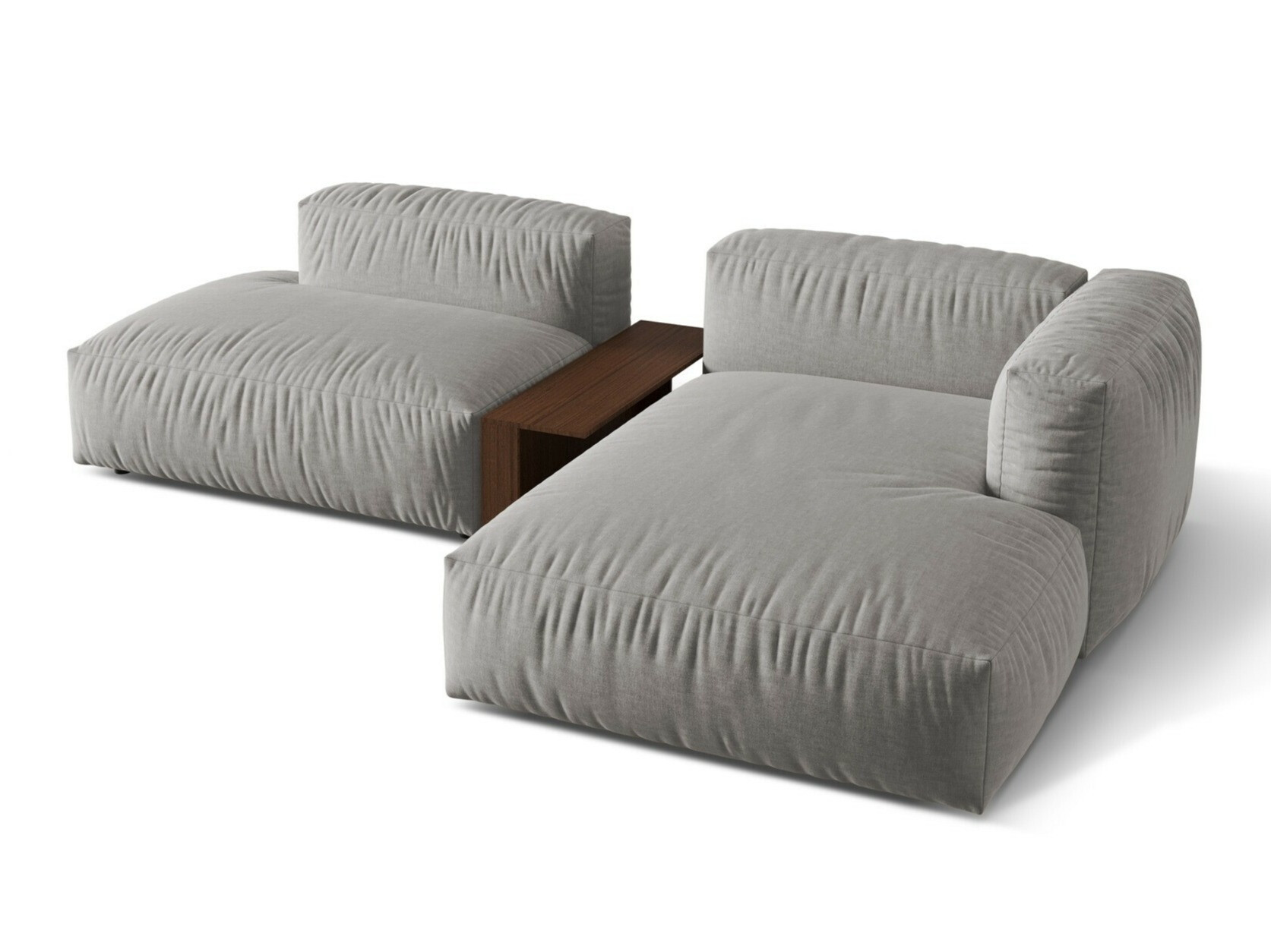 Modularna kotna sedežna garnitura Sorcoro 106 (Boston Svetla Siva)