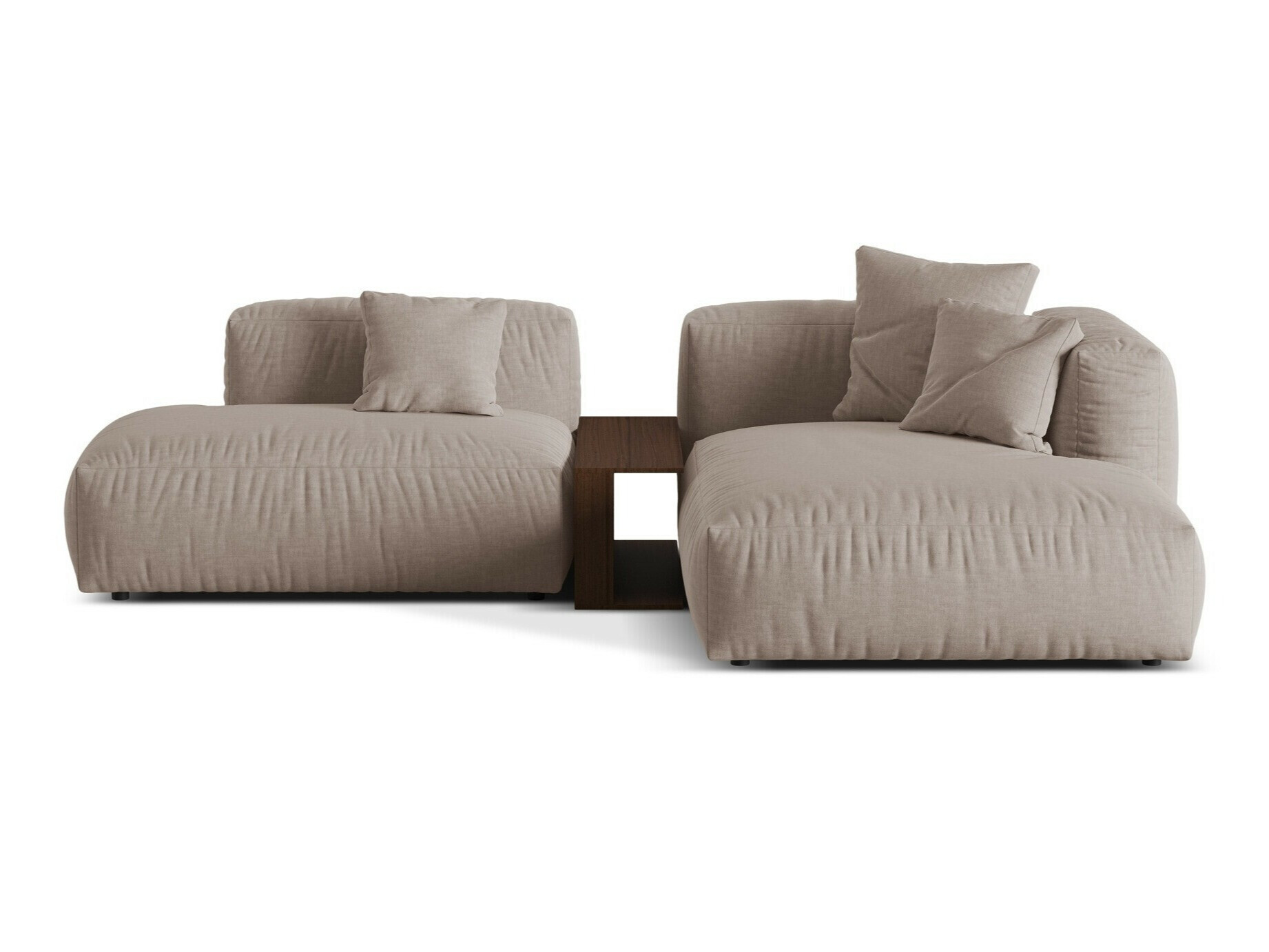 Modularna kotna sedežna garnitura Sorcoro 106 (Boston Trufa)