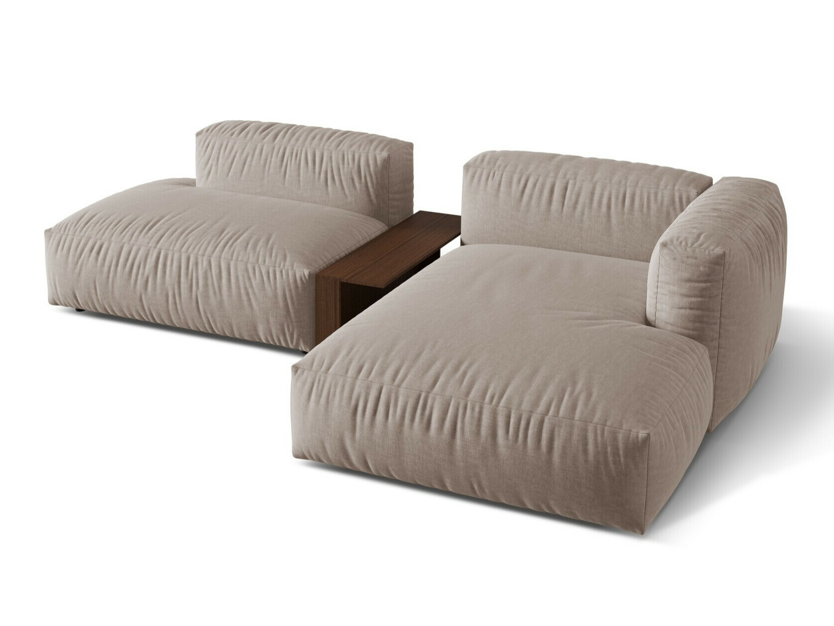 Modularna kotna sedežna garnitura Sorcoro 106 (Boston Trufa)