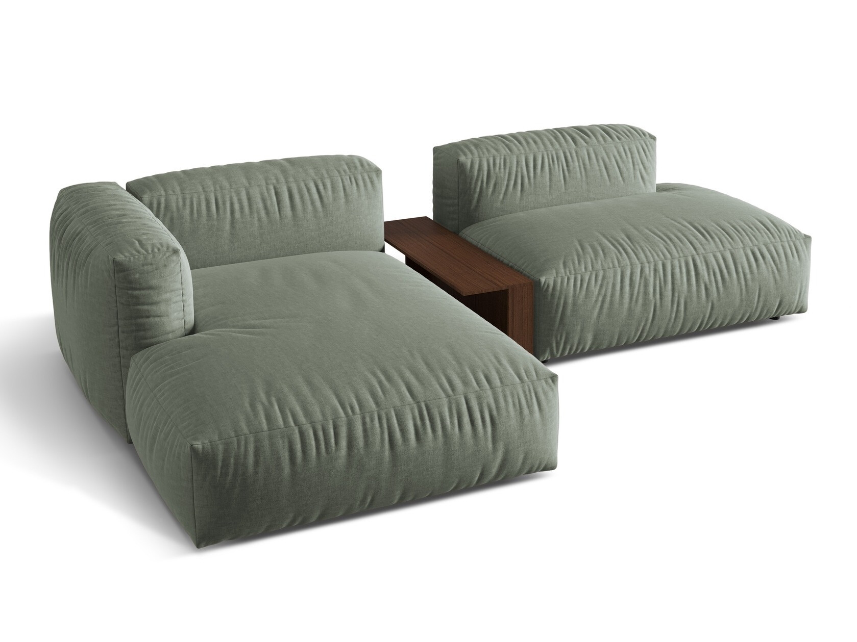 Modularna kotna sedežna garnitura Sorcoro 106 (Boston Water Green)