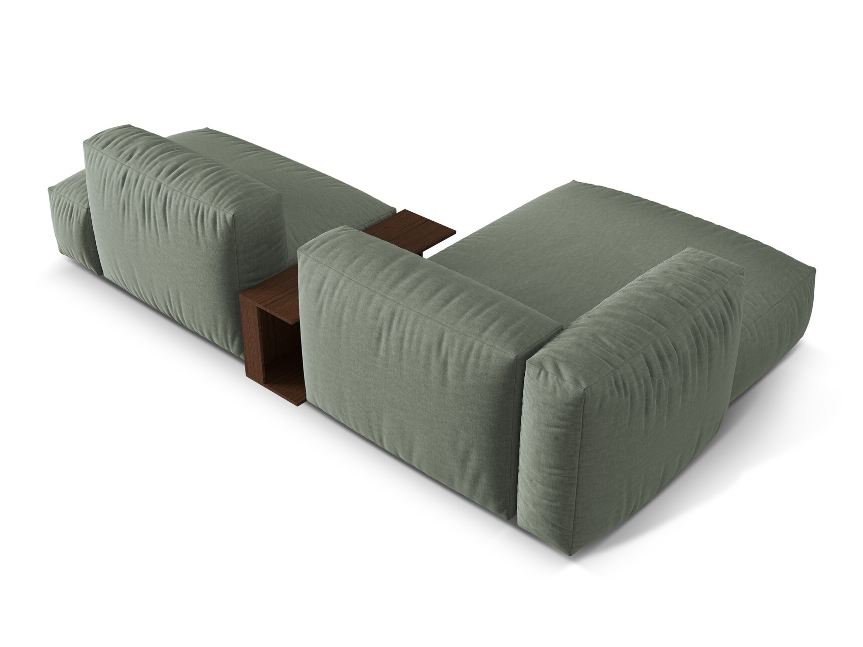 Modularna kotna sedežna garnitura Sorcoro 106 (Boston Water Green)