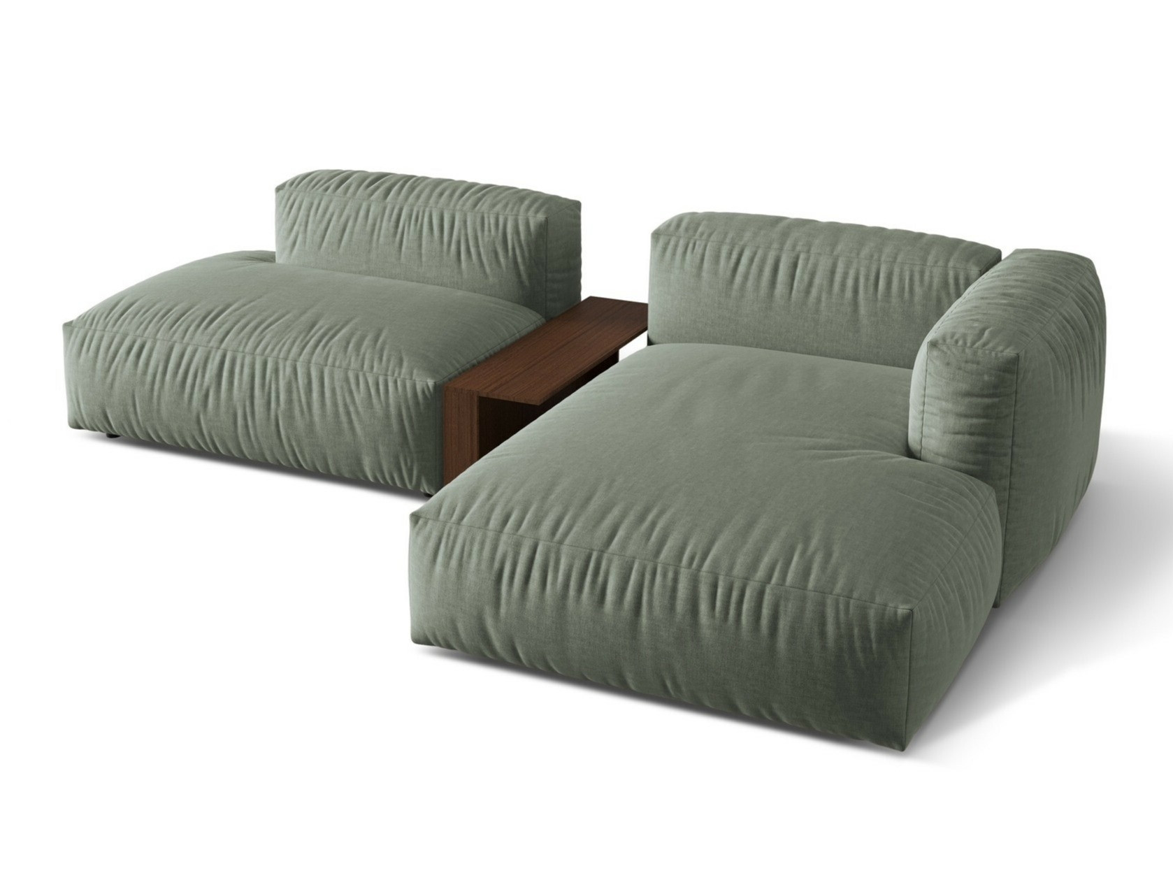 Modularna kotna sedežna garnitura Sorcoro 106 (Boston Water Green)