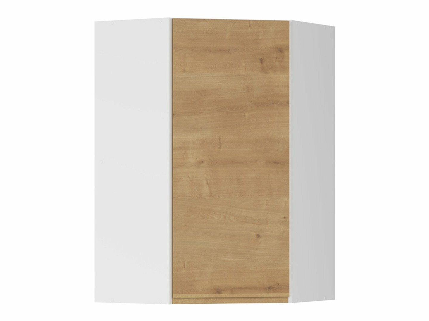 Modularna kotna stenska omarica Soli Oak 154