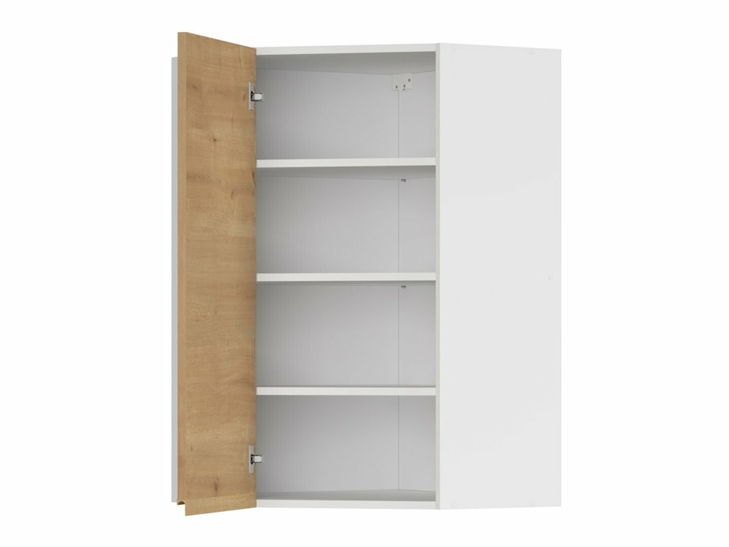 Modularna kotna stenska omarica Soli Oak 154