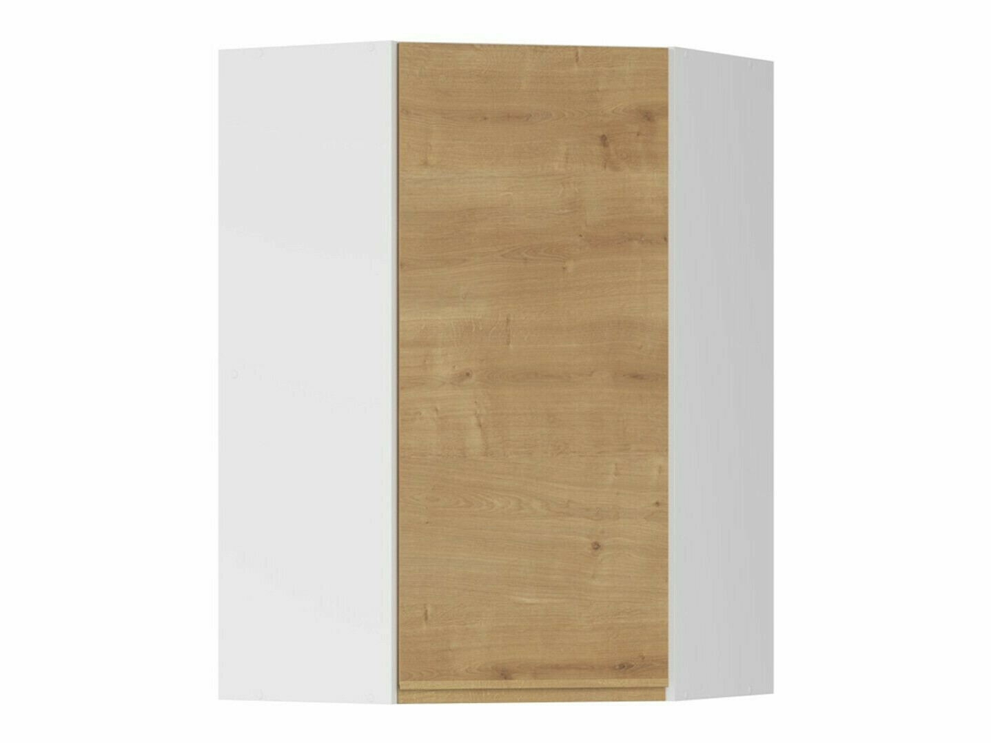 Modularna kotna stenska omarica Soli Oak 154