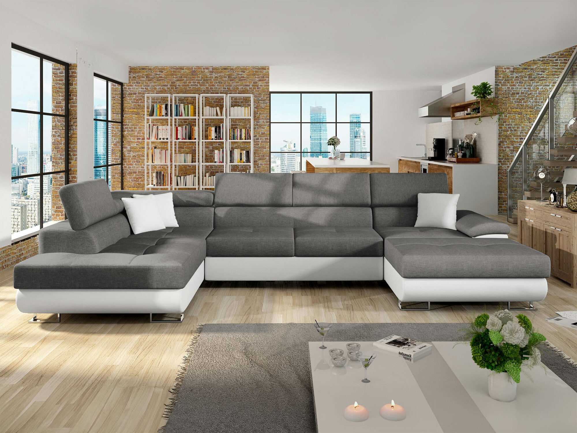 Kotna garnitura Comfivo Ruta IV (Soft 017 + Lux 05)