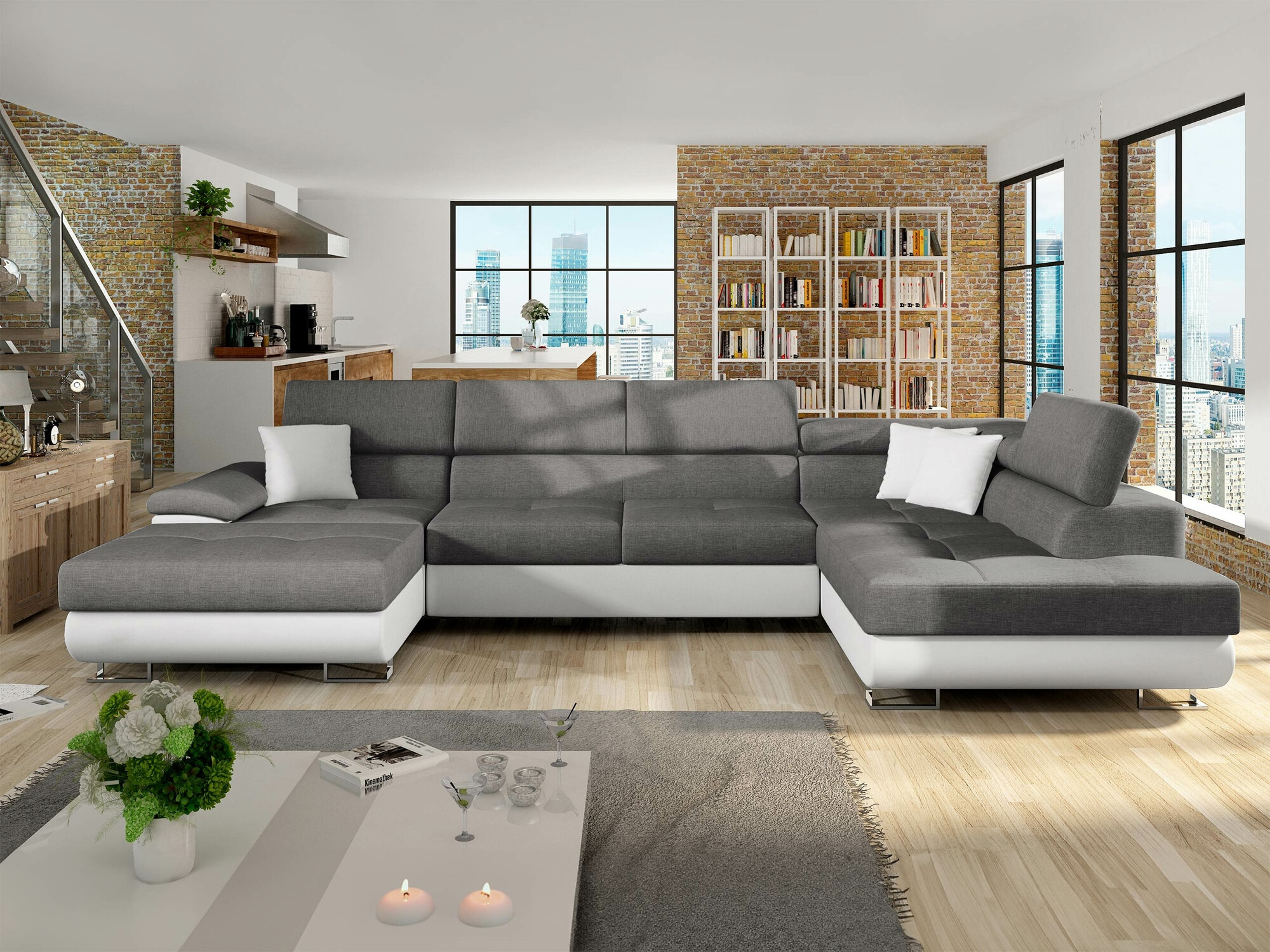 Kotna garnitura Comfivo Ruta IV (Soft 017 + Lux 05)