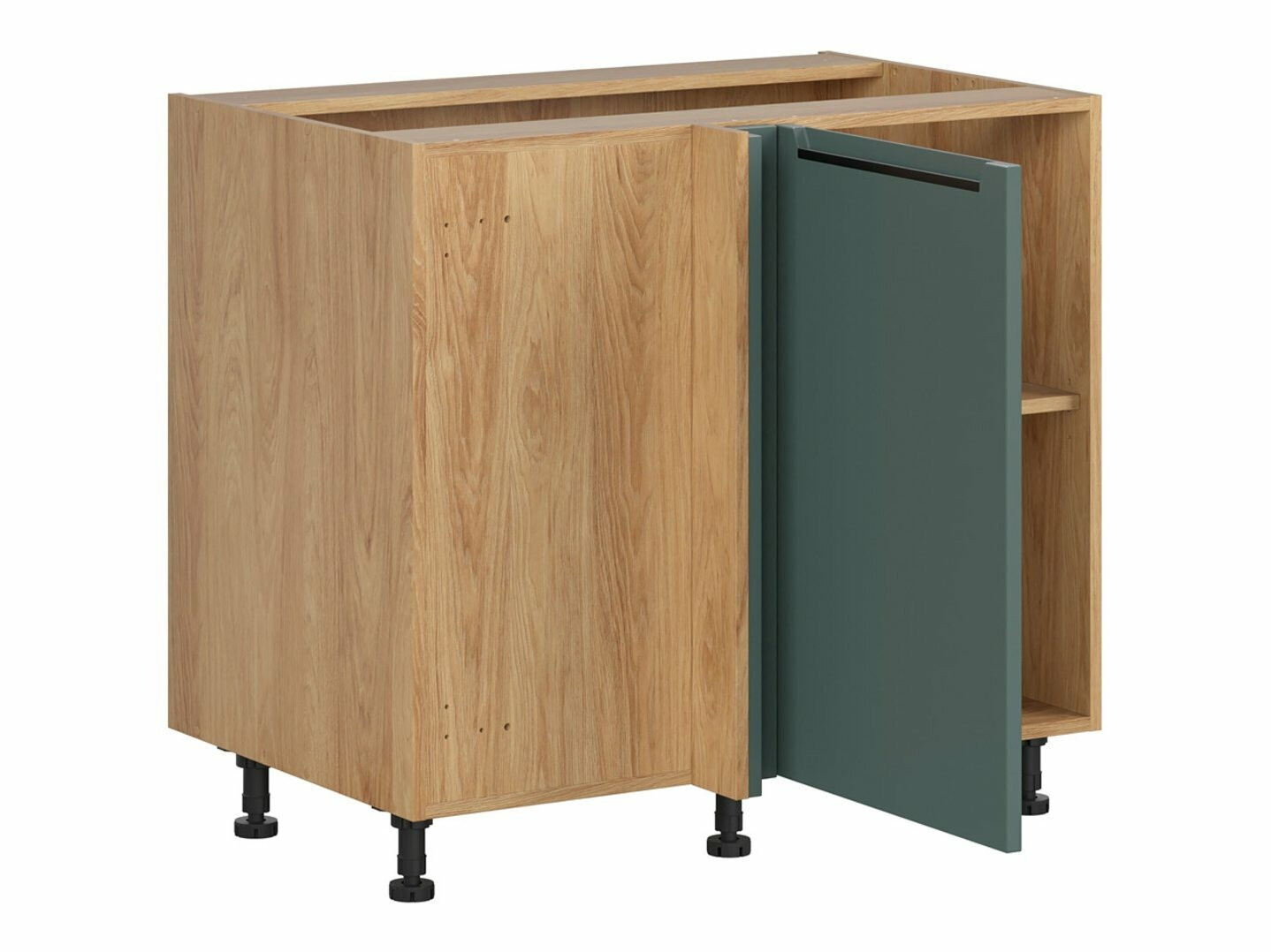 Modularna kotna omarica Riso Green 128