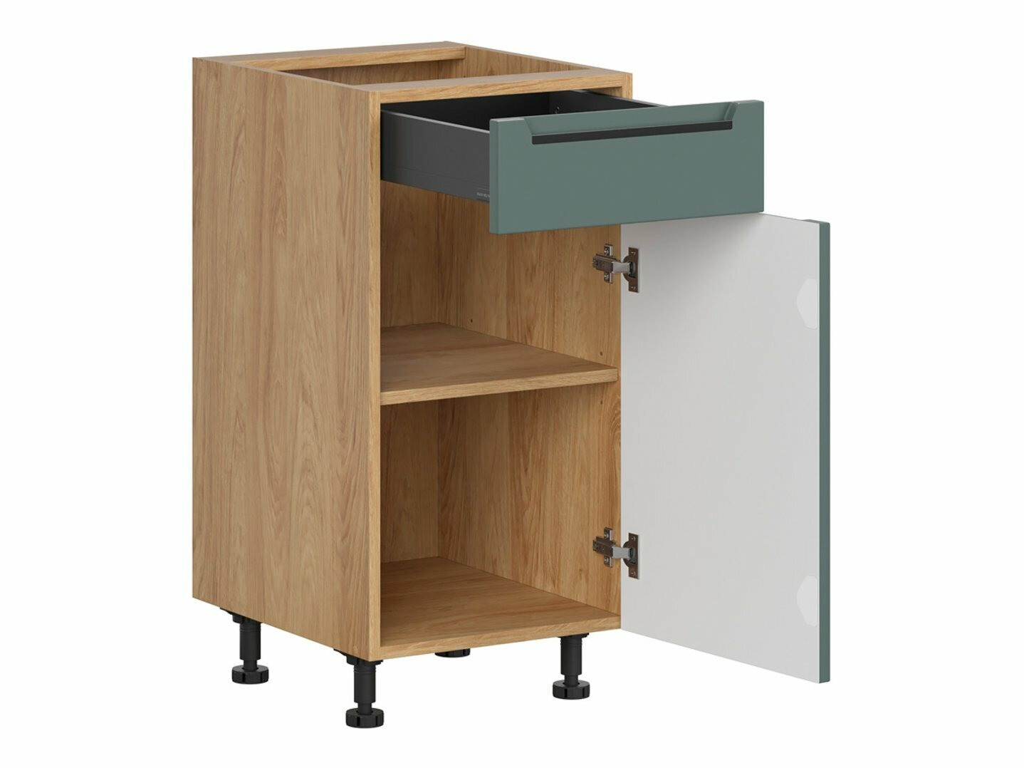 Modularna omarica s predalom in vrati Riso Green 103