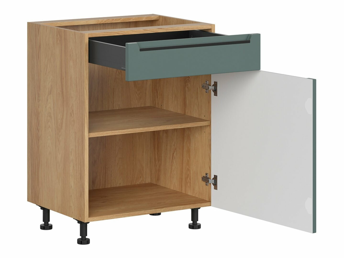 Modularna omarica s predalom in vrati Riso Green 105