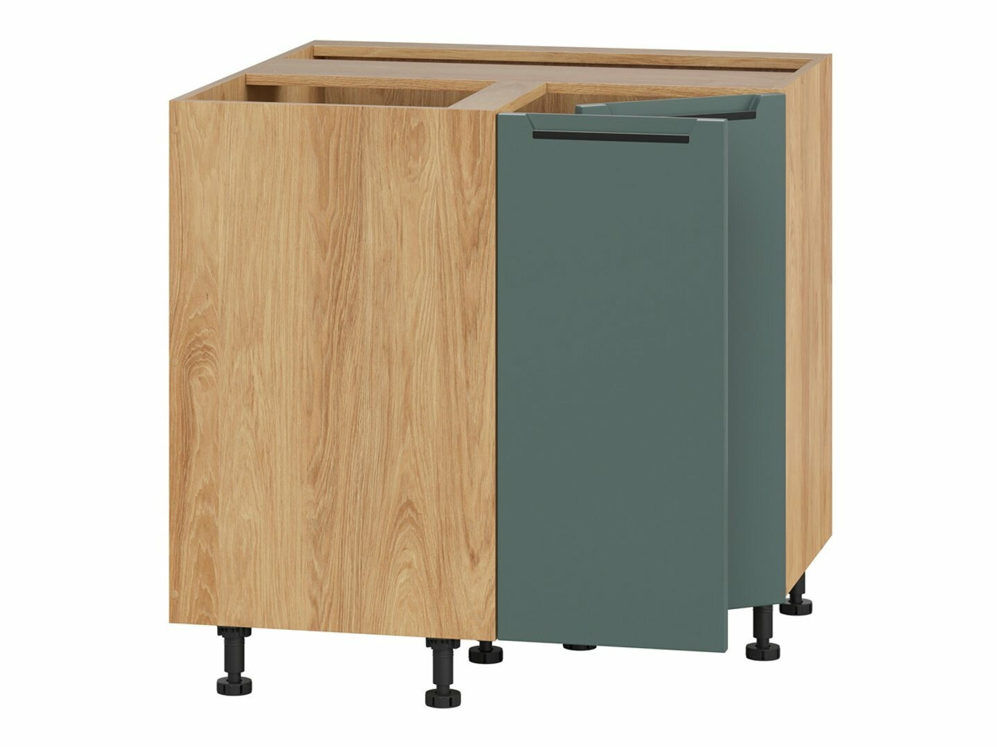 Modularna kotna omarica Riso Green 131