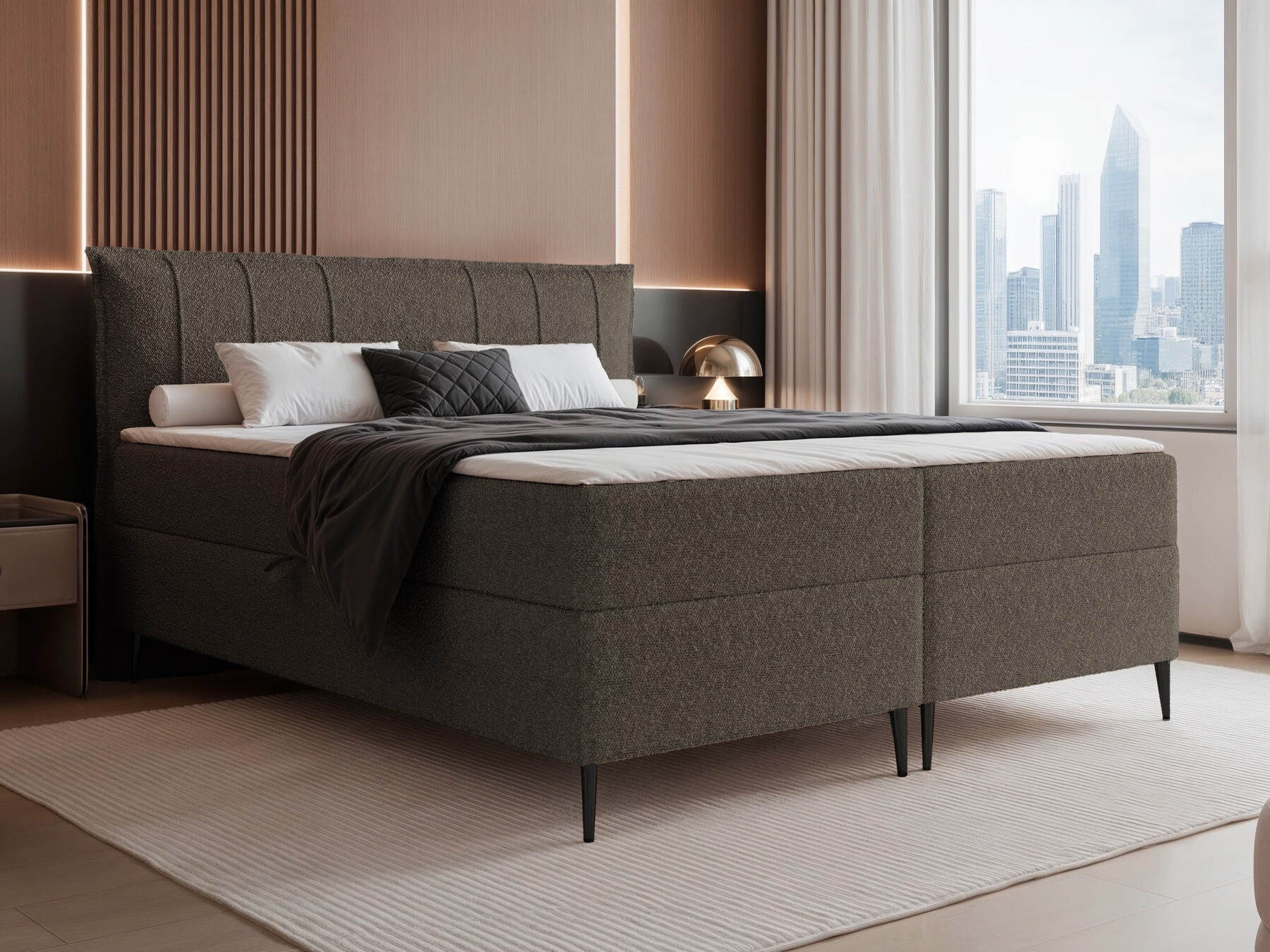 Boxspring postelja Martinez 105 (Legend 04)