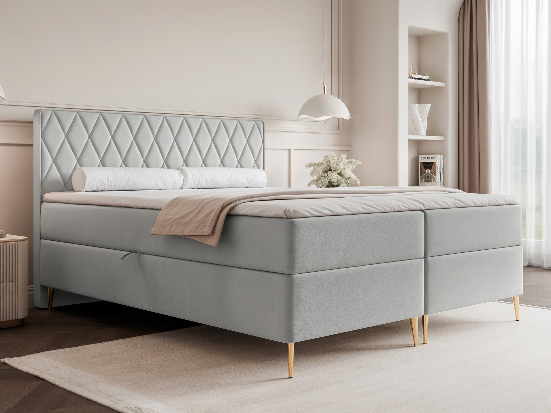 Boxspring postelja Martinez 110 (Magic Velvet 2240)