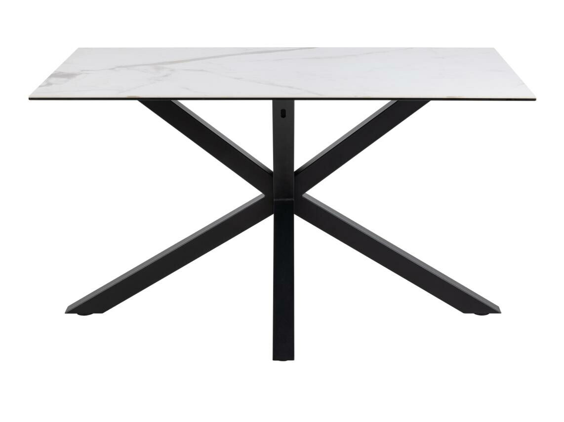 Miza Norsica 918 (Beli marmor + Črna)